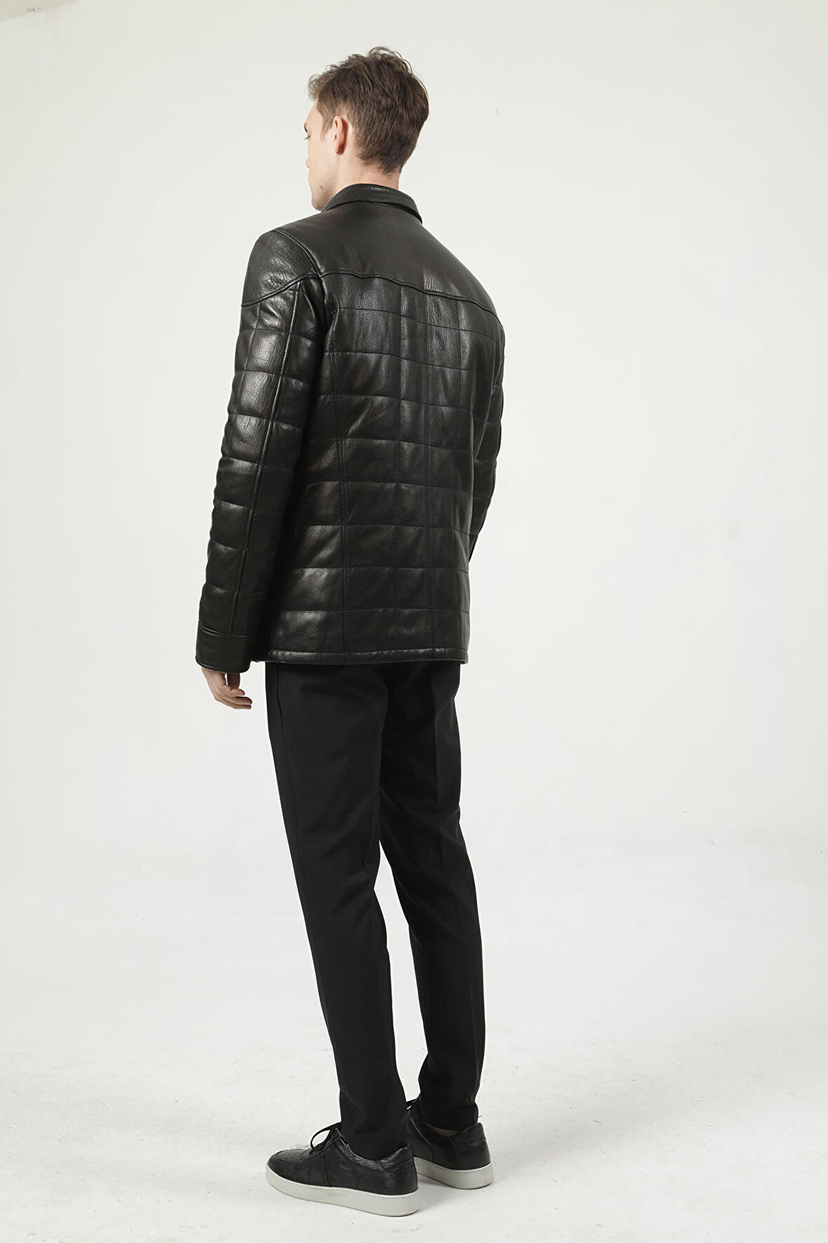 DERİCLUB E2012 JUMBO Gerçek Deri Erkek Kaban