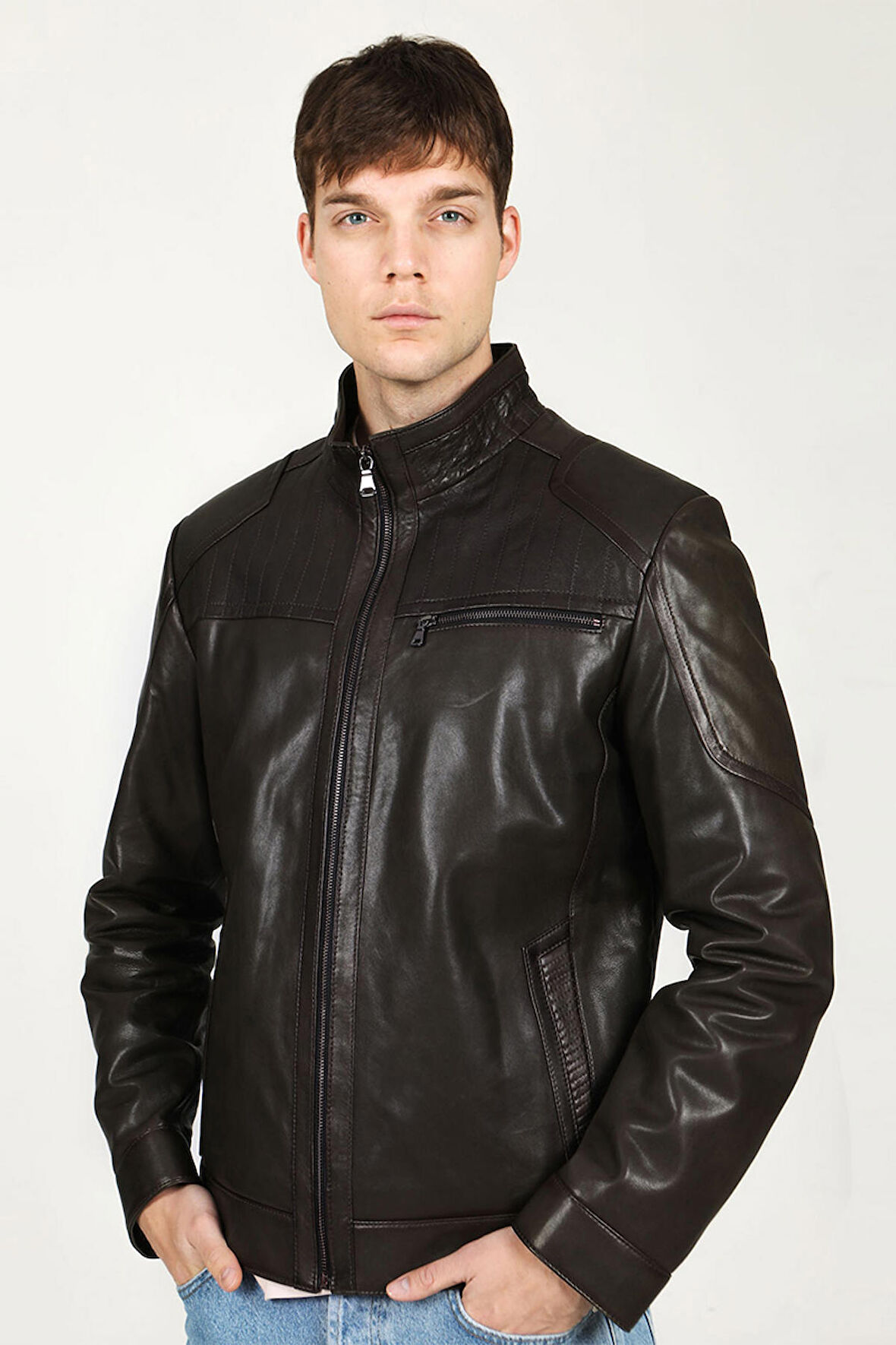 DERİCLUB SDX2024 VEJETAL Gerçek Deri  Erkek Mont