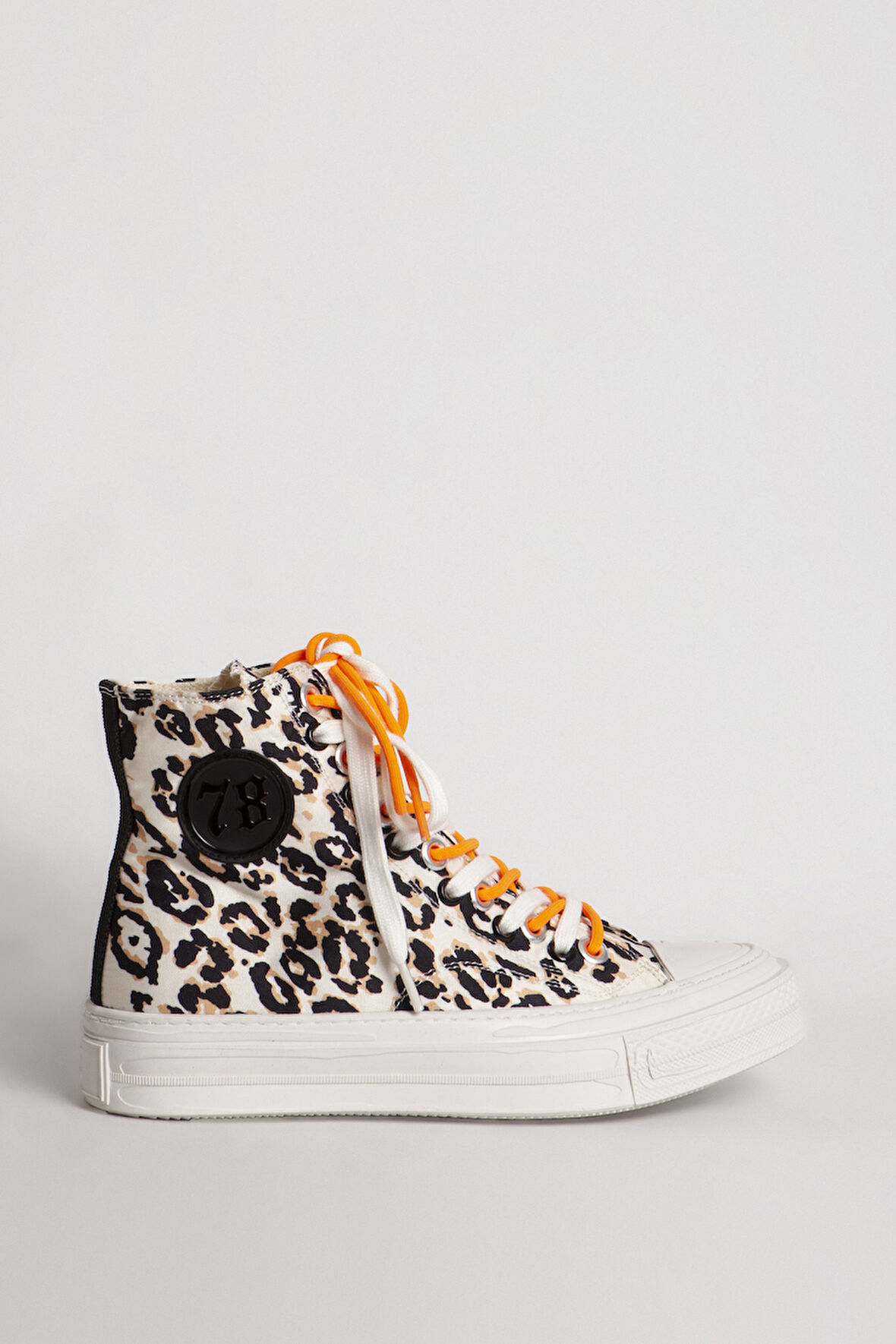 GUJA Kadın Günlük Kanvas Kumaş Yüksek Bilek Sneaker GJ 285/2 TURUNCU