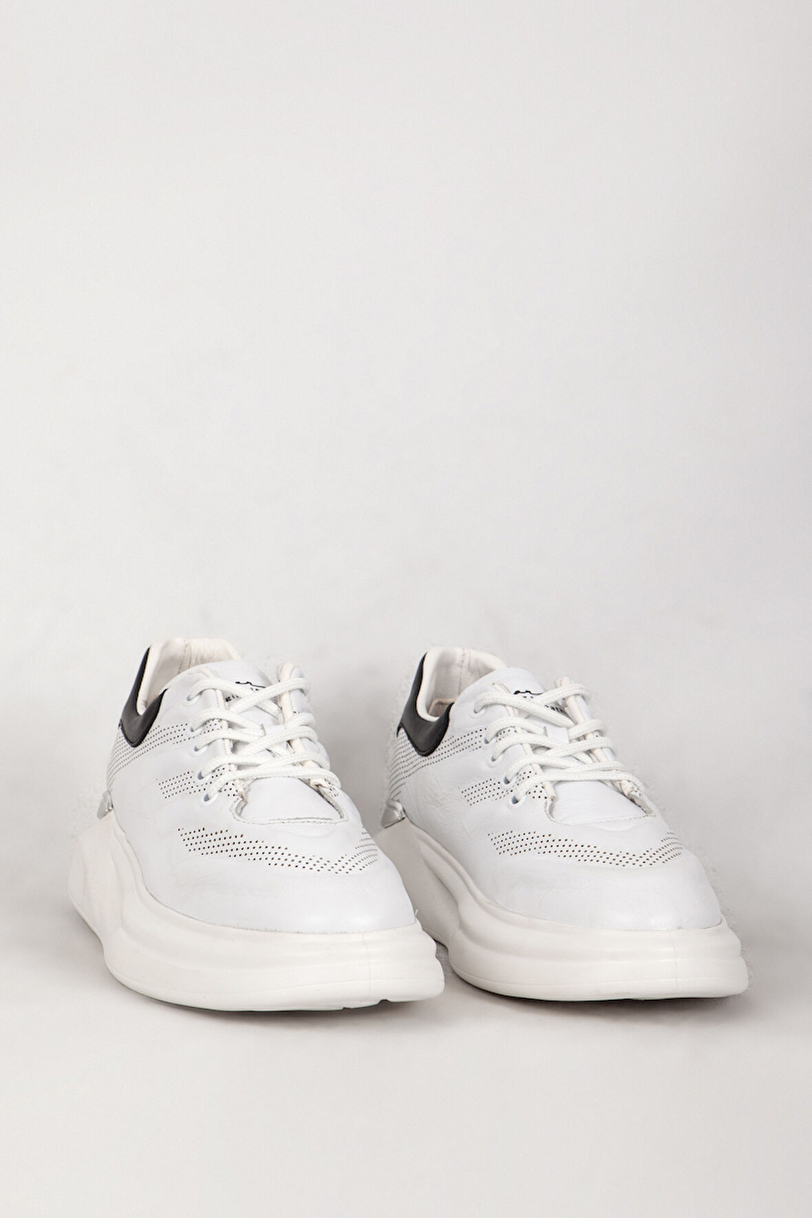 MARCOMEN Erkek Yüksek Taban Bağcıklı Sneaker Ayakkabı MC 17387 BEYAZ