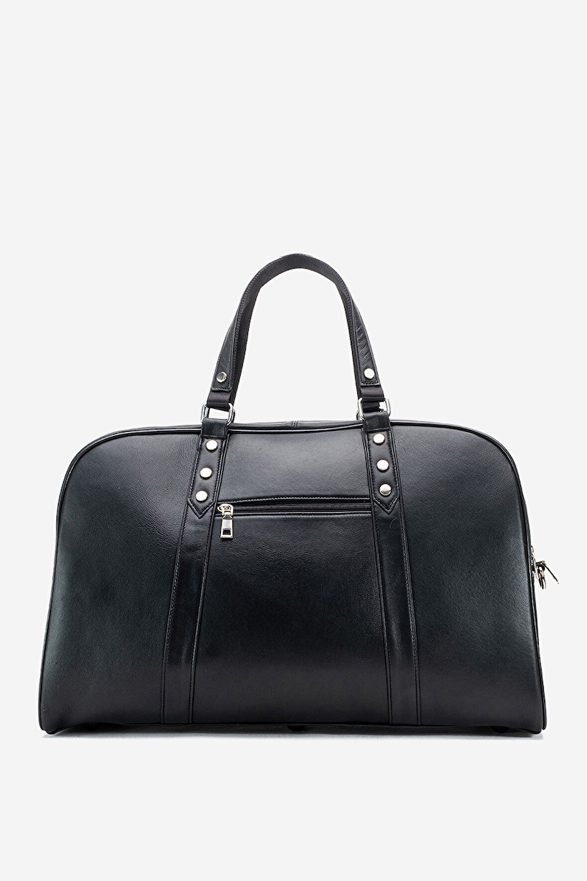 DERİCLUB 2088 Gerçek Deri Unisex El Bavulu SİYAH