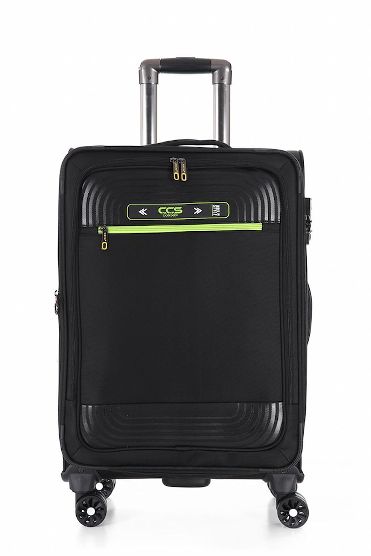 ÇÇS 620 Kumaş Büyük Boy Seyahat Valiz SİYAH