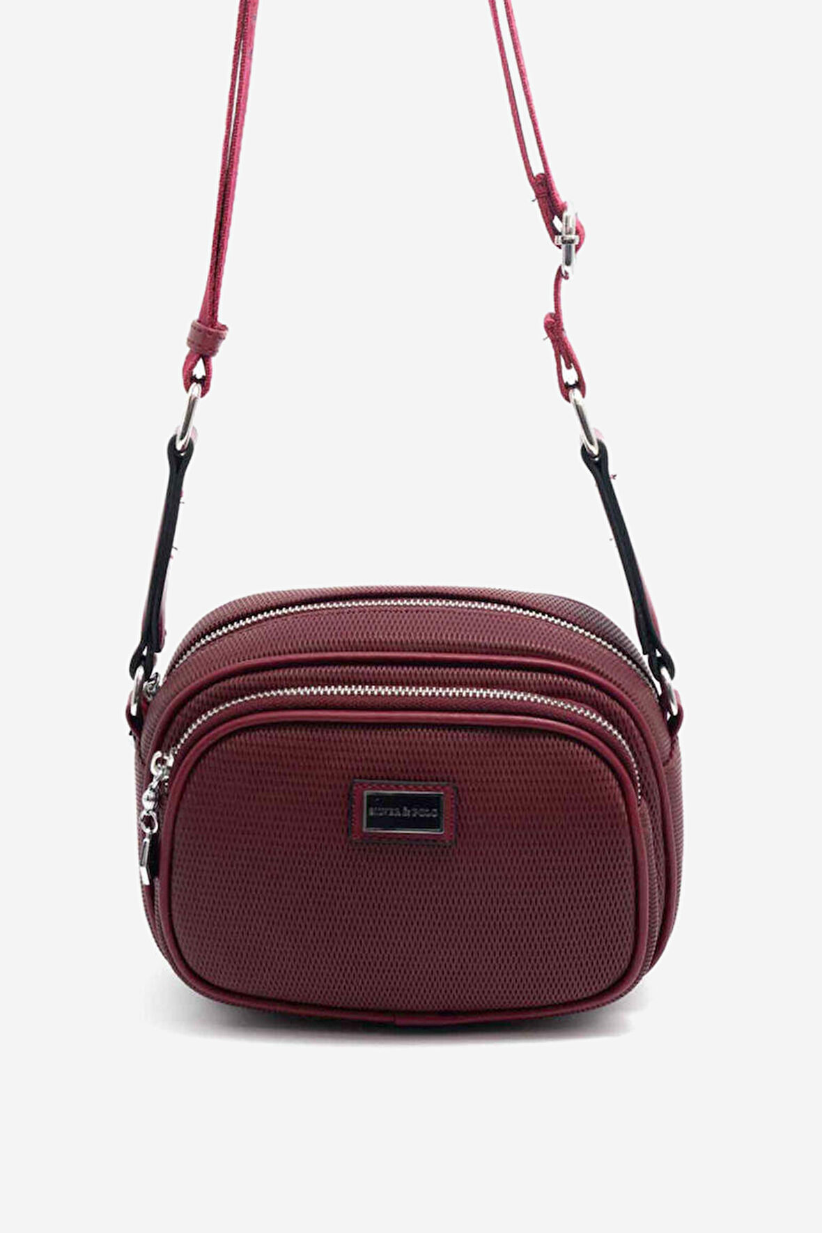 SİLVER POLO Kadın Çapraz Askılı Çanta SP 1111 PT BORDO/BORDO