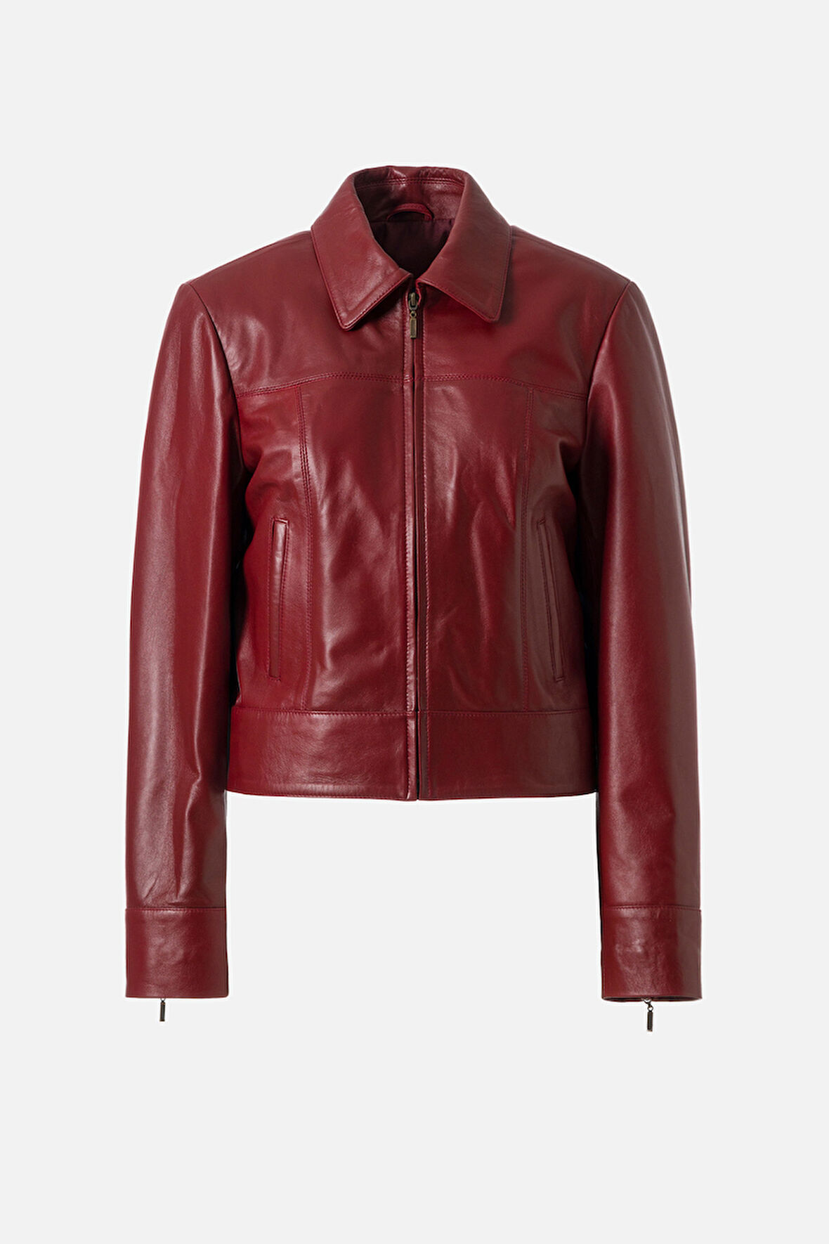 DERİCLUB Bella Kadın Gerçek Deri Mont CAMPARİ