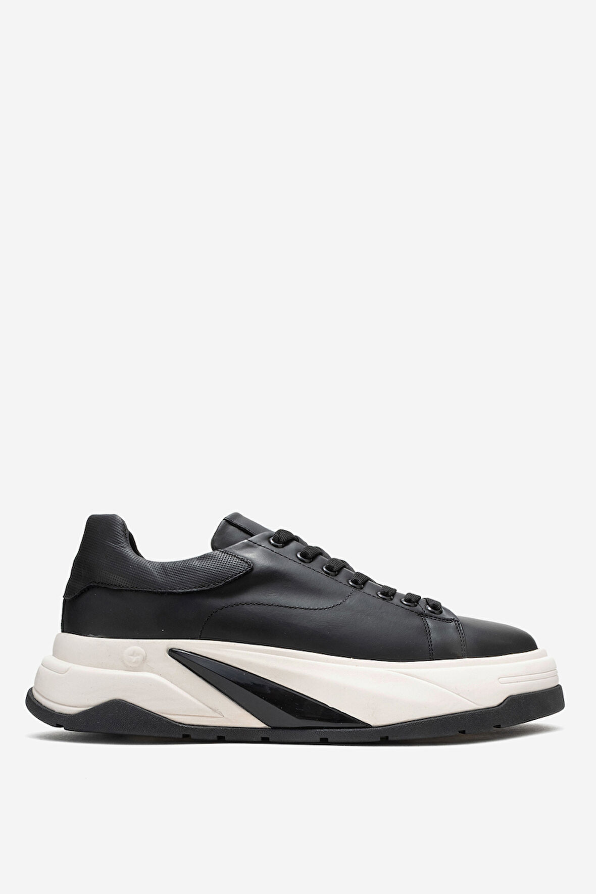 MARCOMEN Erkek Kalın Taban Bağcıklı Casual Ayakkabı Gerçek Deri MC 22216 SİYAH