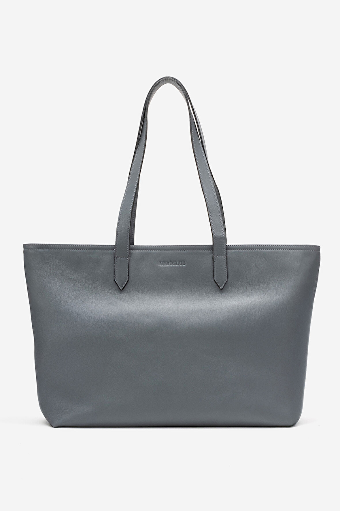 DERİCLUB Majoste Kadın Omuz Çantası GRİ