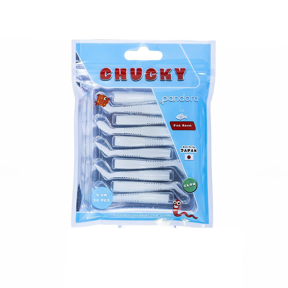 Pandora Chucky 5cm 10 Parça Lrf Silikon Sahte Yem