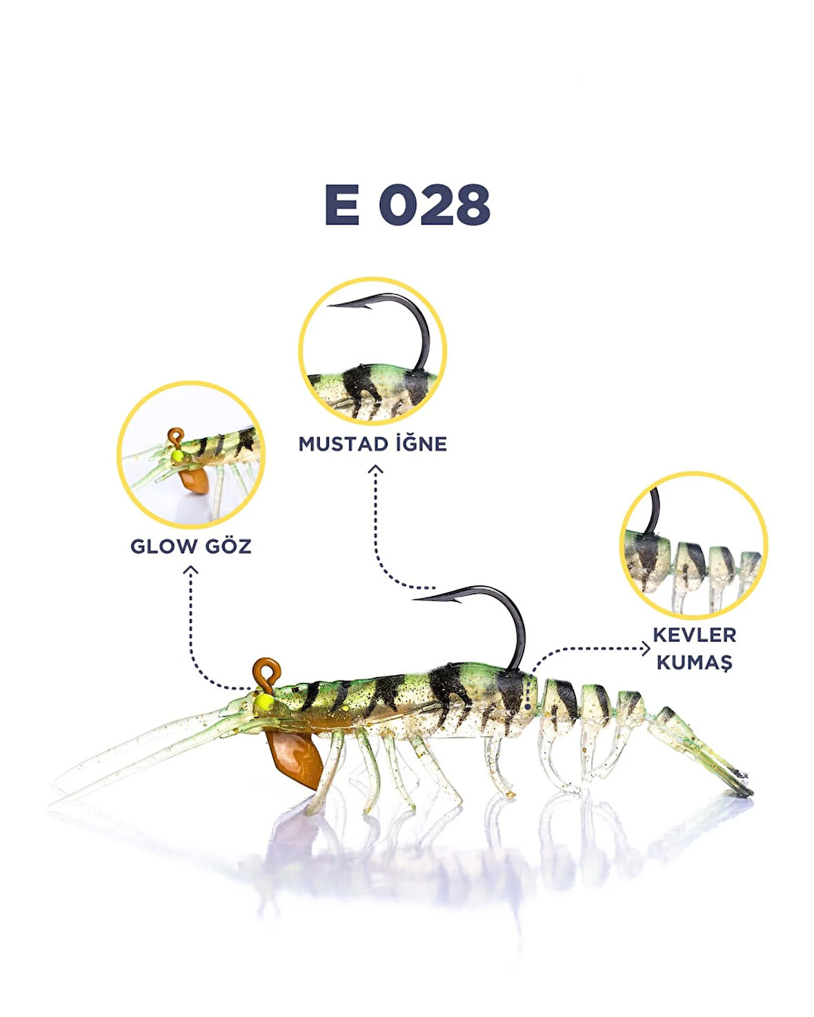 CARETTA SAKURA SHRIMP 6,5G 76Mm E 028