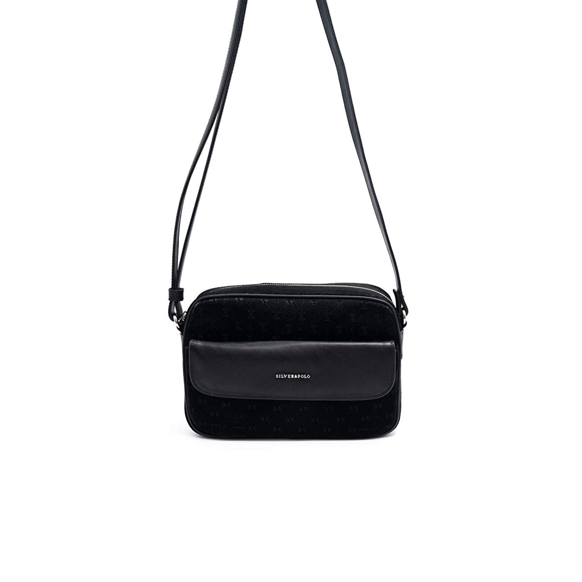 Silver Polo  Kadın Çapraz Çanta 1165-45961 SILVER POLO ÇAPRAZ Kadın ÇANTASI M158 SİYAH-NOVA SİYAH