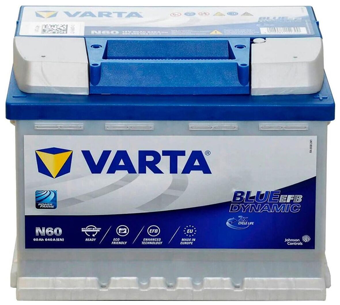 Varta Blue Dynamic N60 Start-Stop EFB 12 V 60 Ah 640CCA Akü