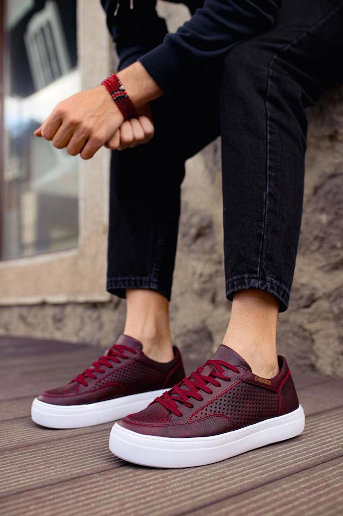 Chekich CH015 BT Erkek Ayakkabı BORDO