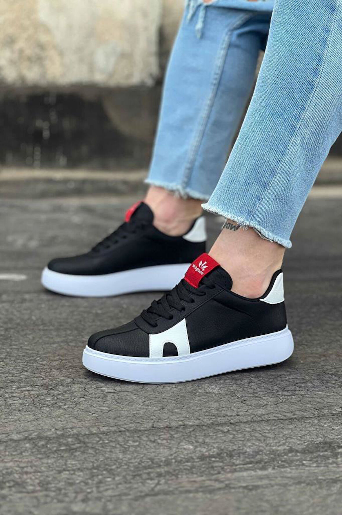  WG040 Siyah Erkek Casual Ayakkabı