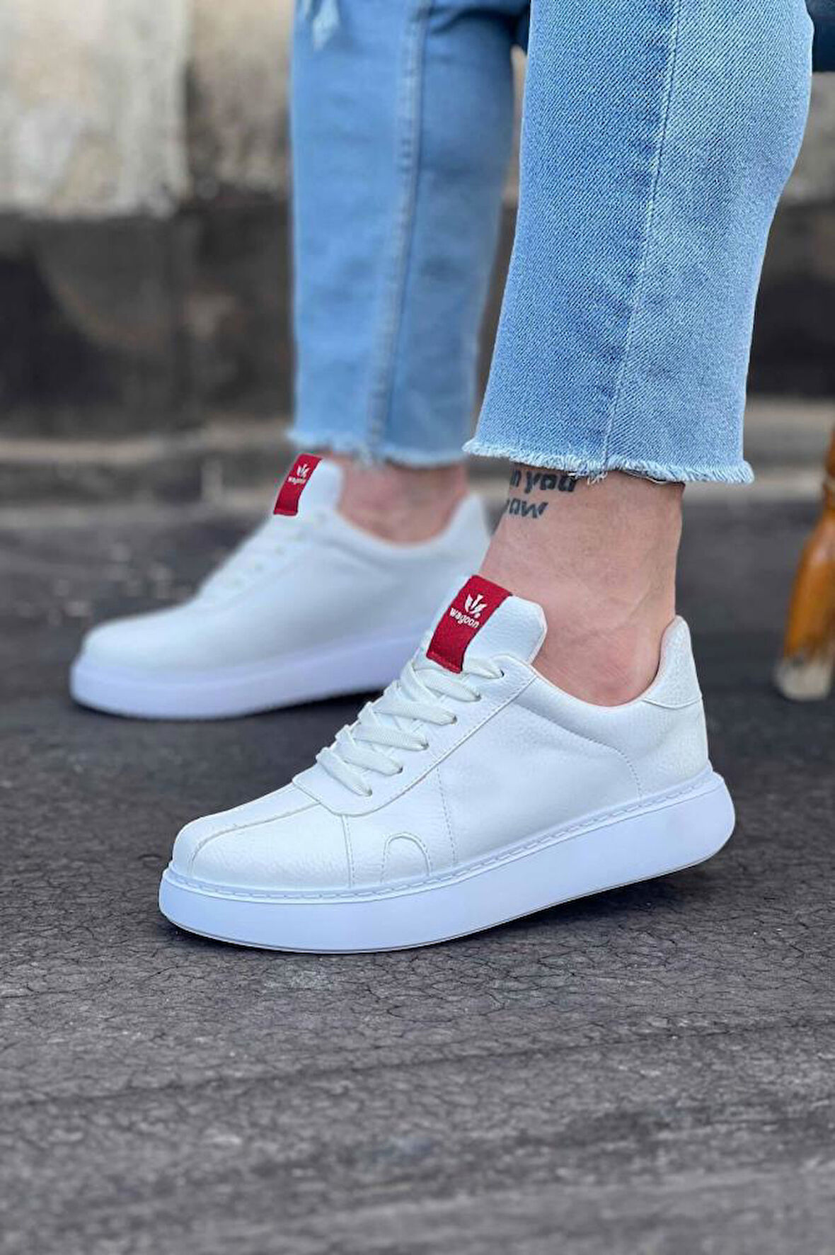  WG040 Beyaz Erkek Casual Ayakkabı
