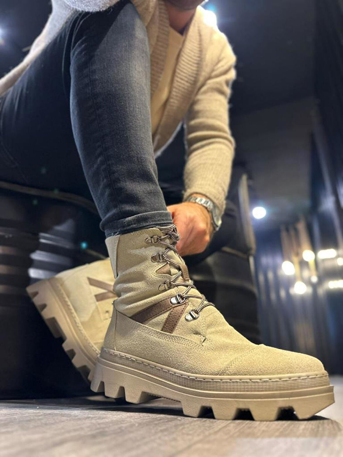 Knack Erkek Spor Bot B14 Vizon Süet