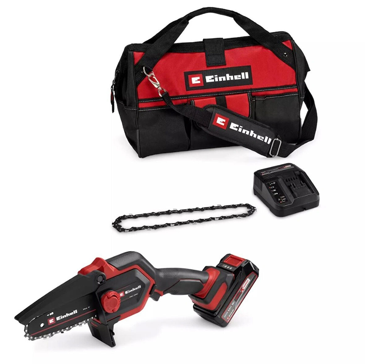 Einhell GE-PS 18/15 Li Bag Kit, Akülü Dal Budama Testeresi - 4600043