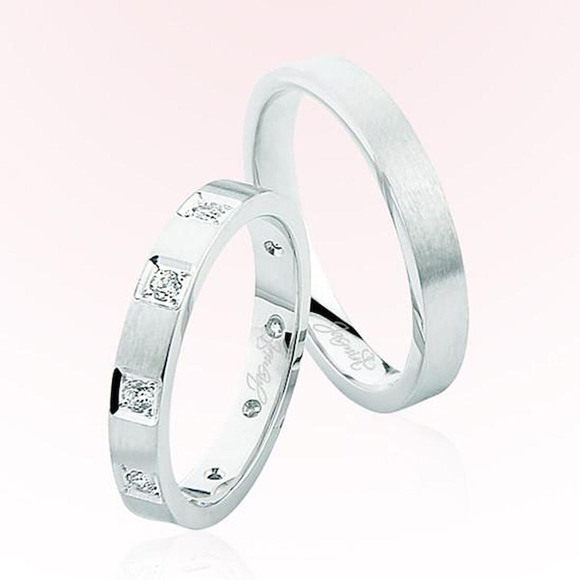 Beyaz Altın Alyans 4601