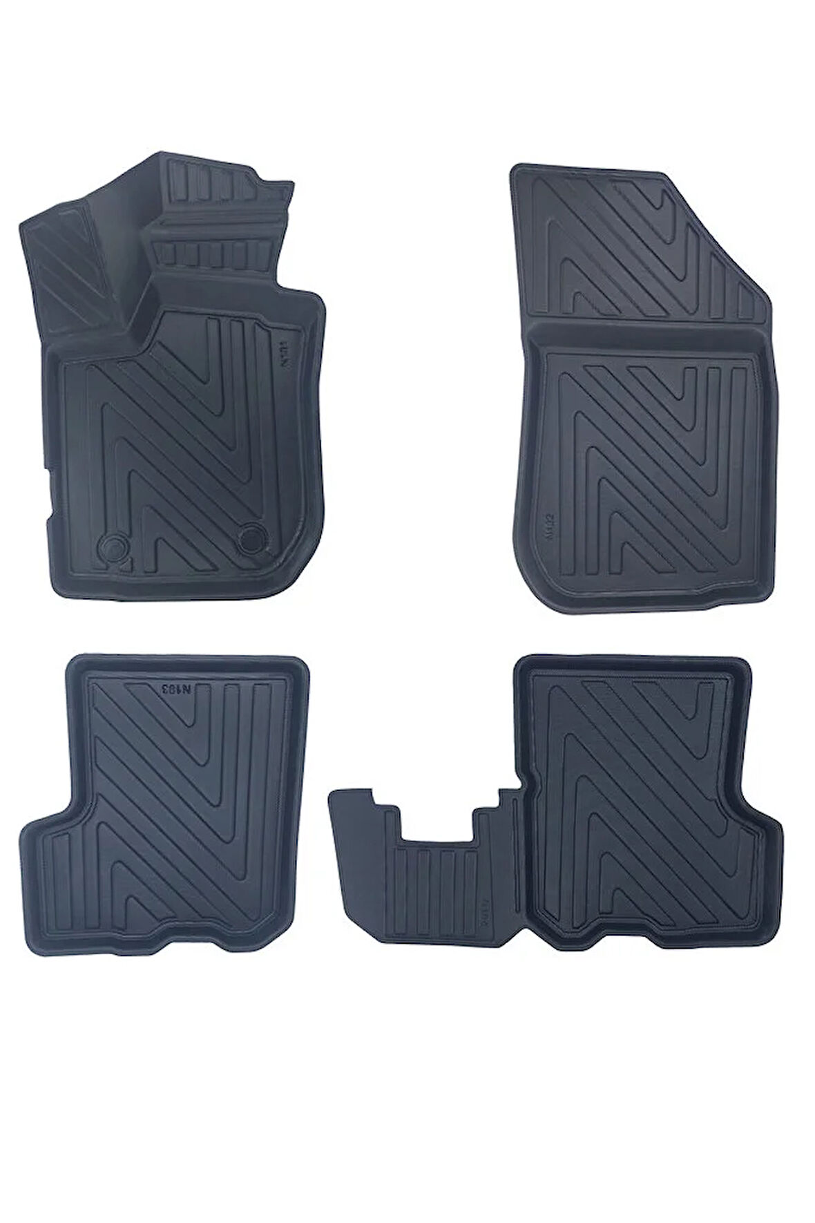 Dacia Sandero 2007-2012 Uyumlu 3D Havuzlu Oto Paspas