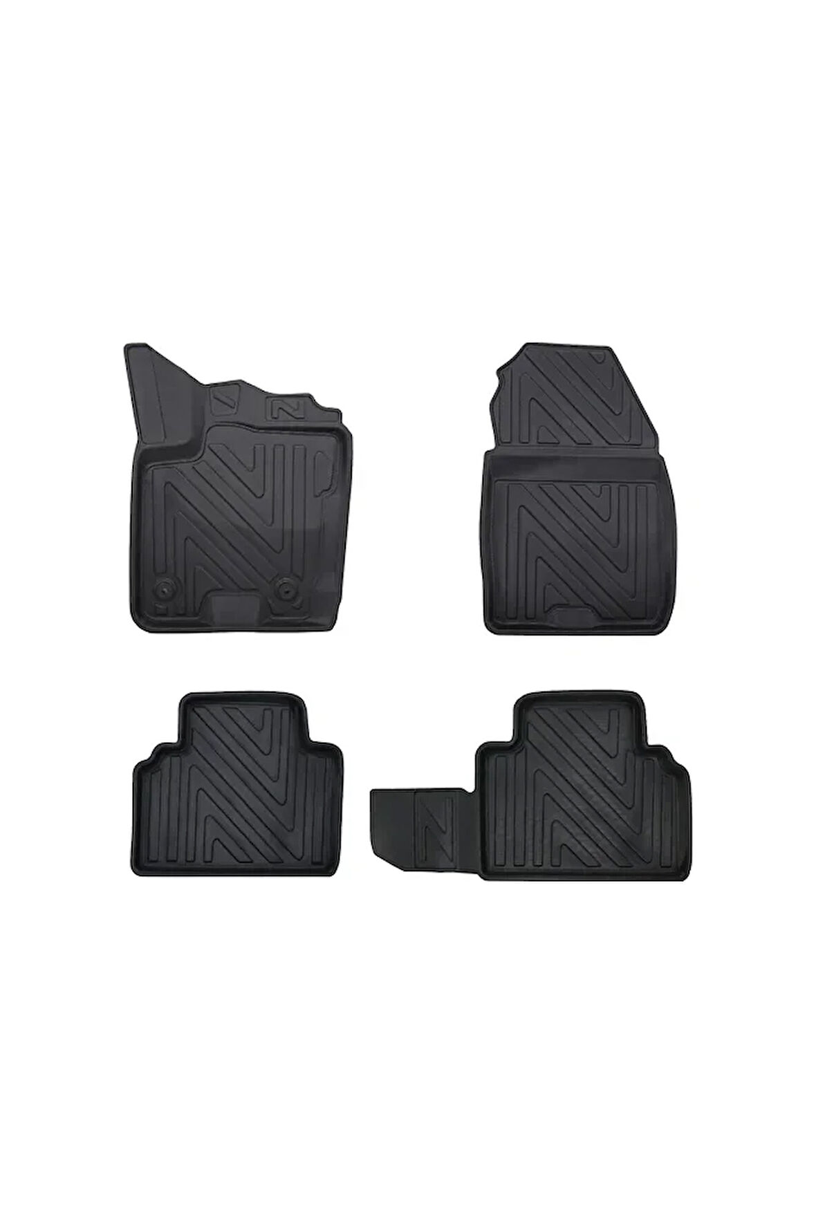 Ford Courier 2014-2023 Uyumlu 3D Havuzlu Oto Paspas