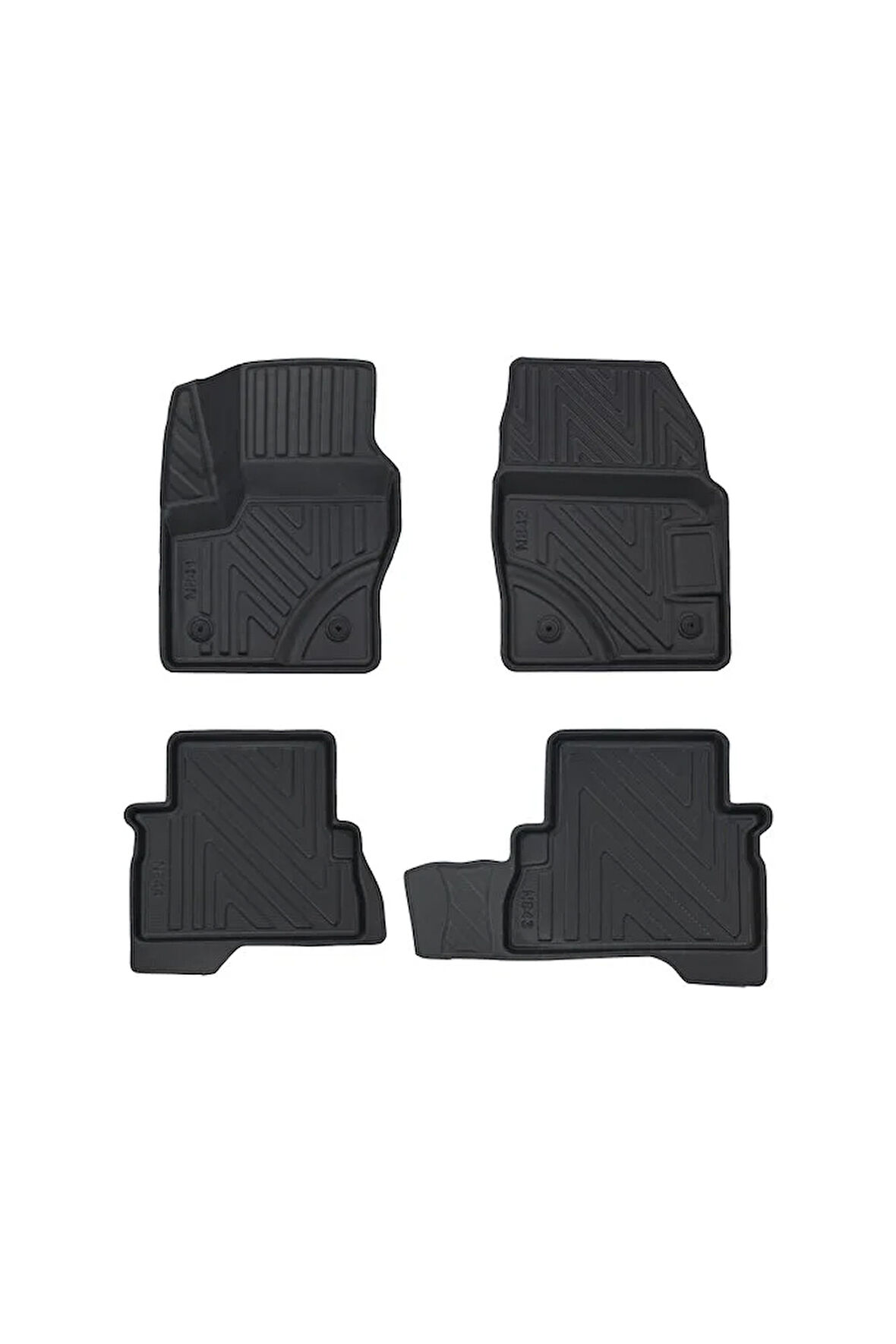 Ford Kuga 2012-2019 Uyumlu 3D Havuzlu Oto Paspas