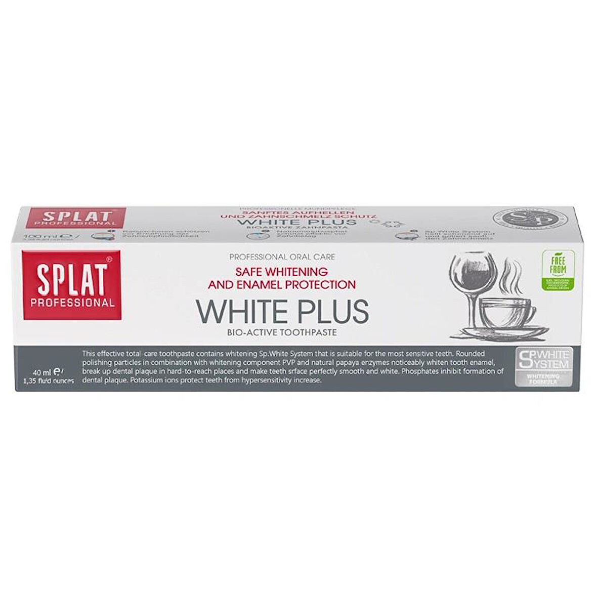 Splat Professıonal Whıte Plus Macun 40 Ml