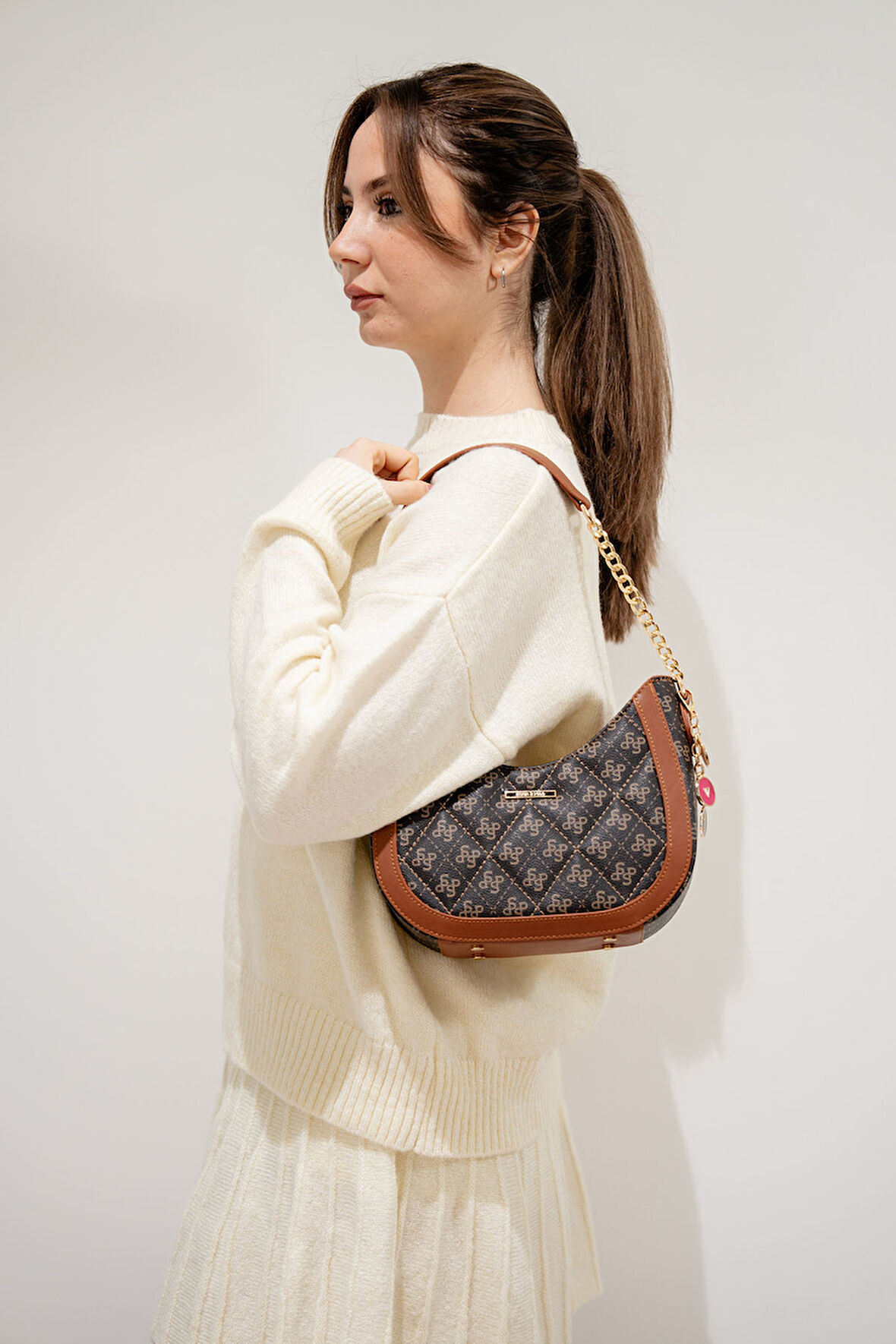 Silver Polo Kadın Omuz Çanta 1168