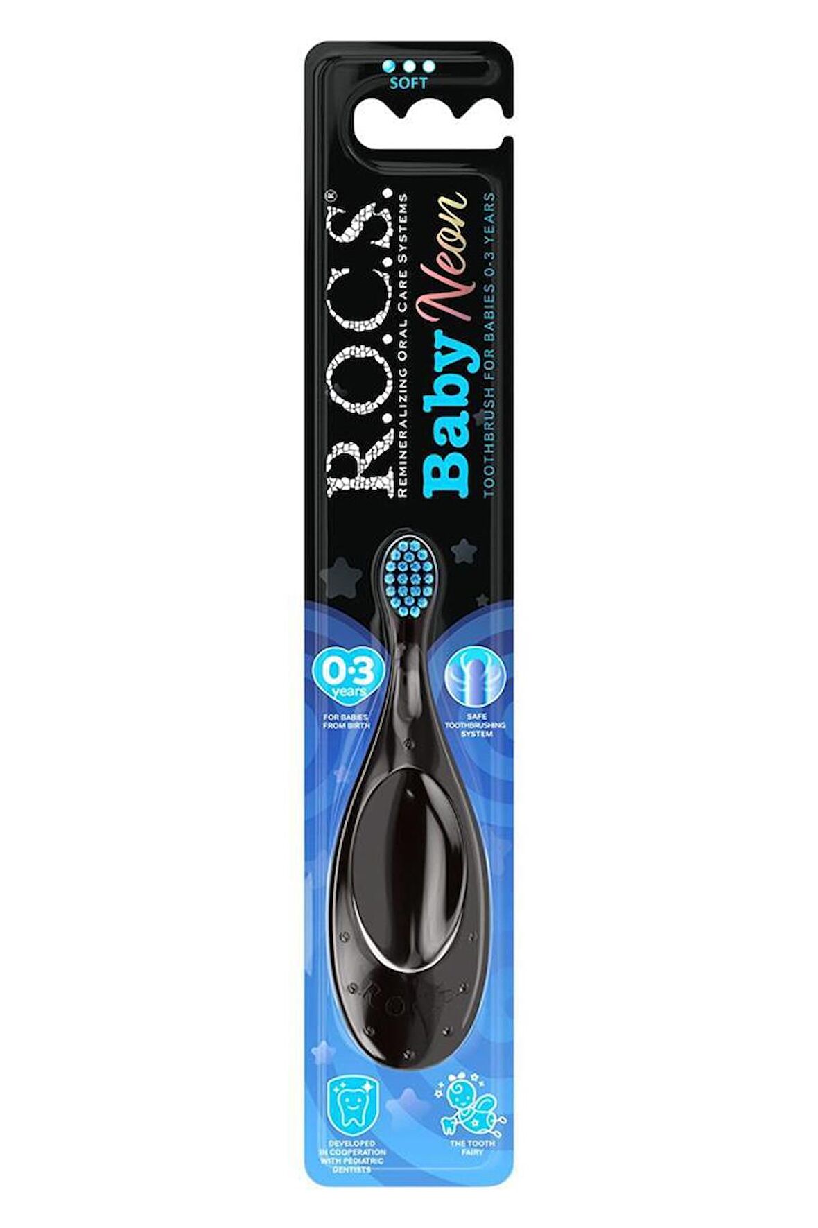 ROCS Baby Neon Soft Diş Fırçası Mavi