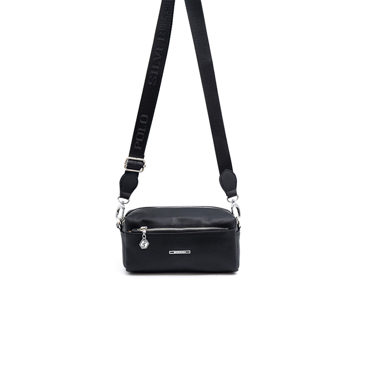 Silver Polo  Kadın Çapraz Çanta 1142-46079 SILVER POLO ÇAPRAZ Kadın ÇANTASI M86 SİYAH-MAT SİYAH