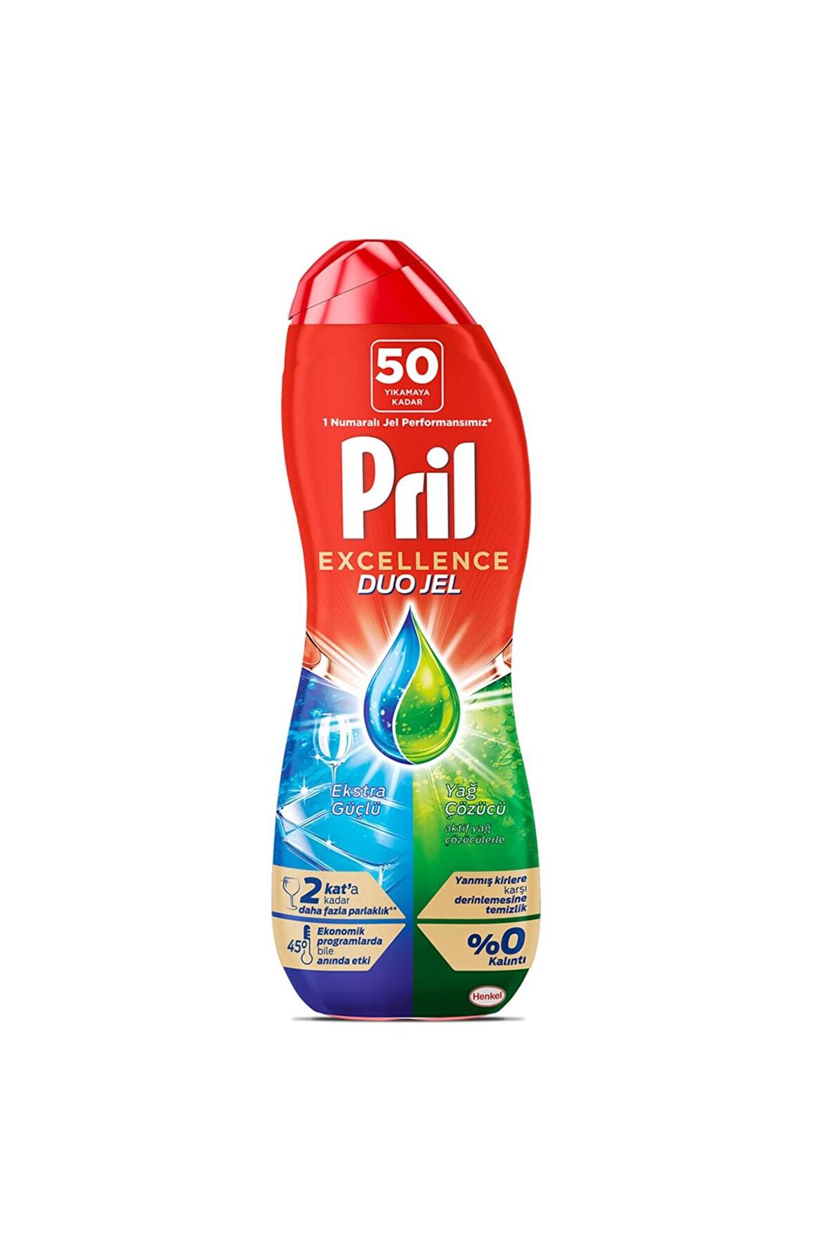 PRİL Excellence Duo Jel 900 Ml (50 Yıkama) Yağ Çözücü