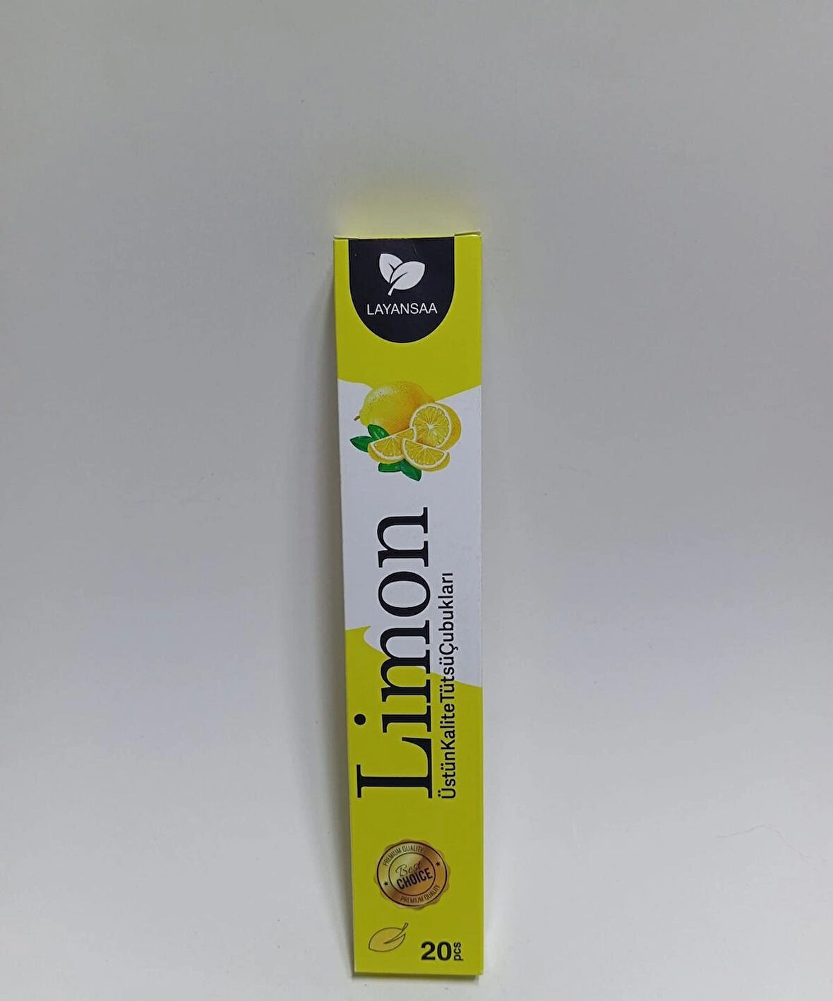Tedi Sanat Çubuk Tütsü Limon Aromalı 20 Adet (1 Paket) Layansaa