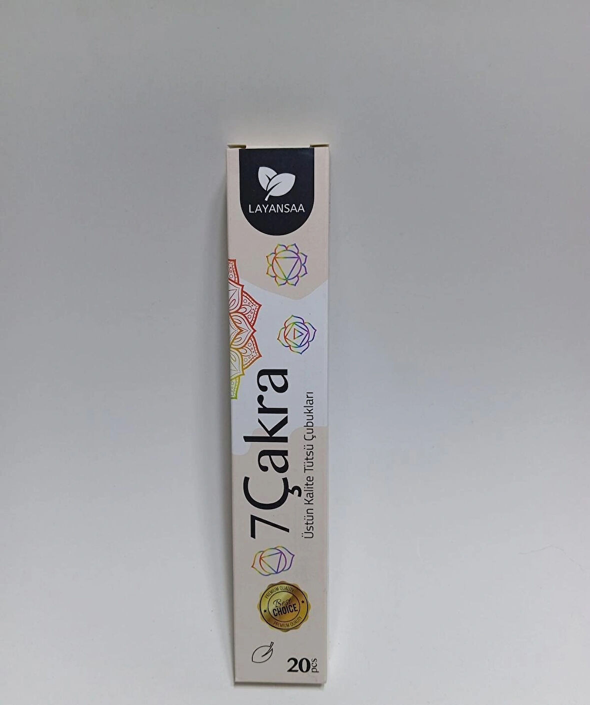 Tedi Sanat Çubuk Tütsü 7 Çakra 20 Adet (1 Paket) Layansaa