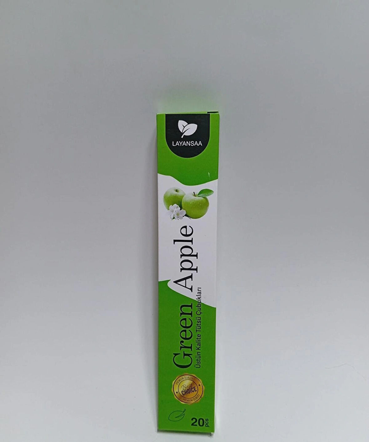 Tedi Sanat Çubuk Tütsü Yeşil Elma 20 Adet (1 Paket) Green Apple Layansaa