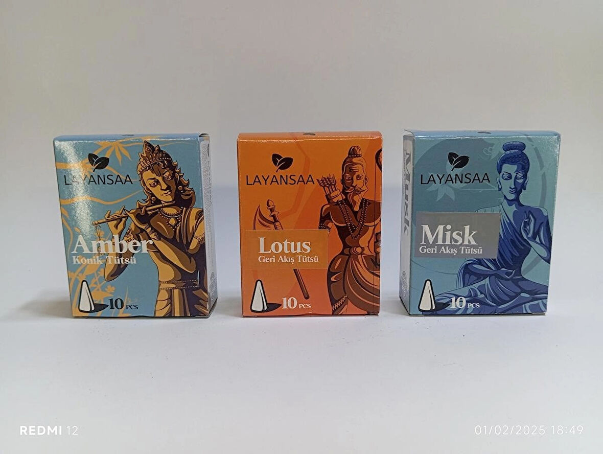 Tedi Sanat Tütsü Geri Akış (Amber- Lotus-Misk) Layansaa