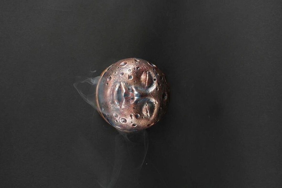 Tedi Sanat Ay Yüzü Konik Tütsülük Buhurdanlık