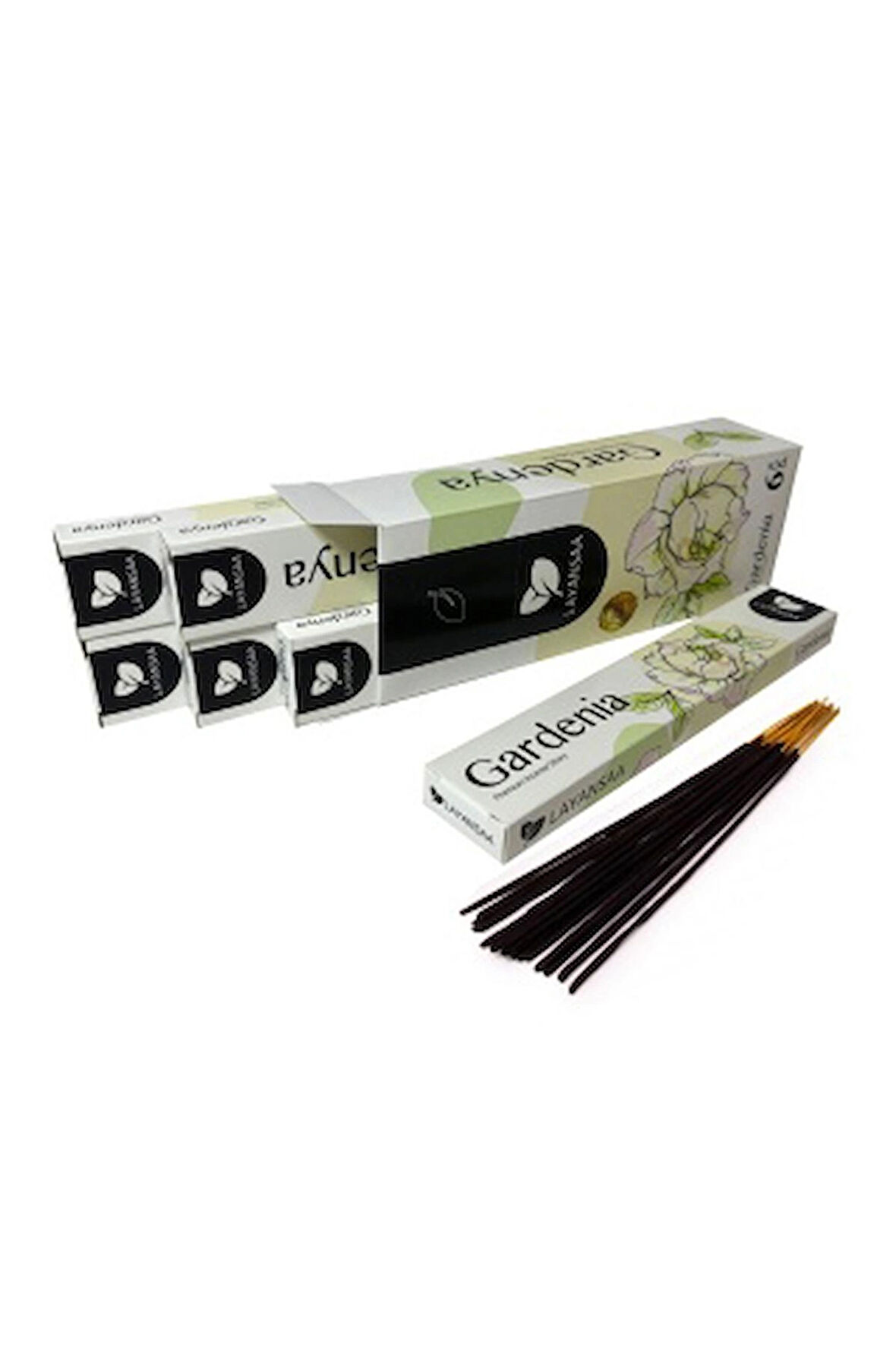 Tedi Sanat Çubuk Tütsü 60 Adet (3paket ) Lotus-Gardenia-Baby Powder Layansaa Marka