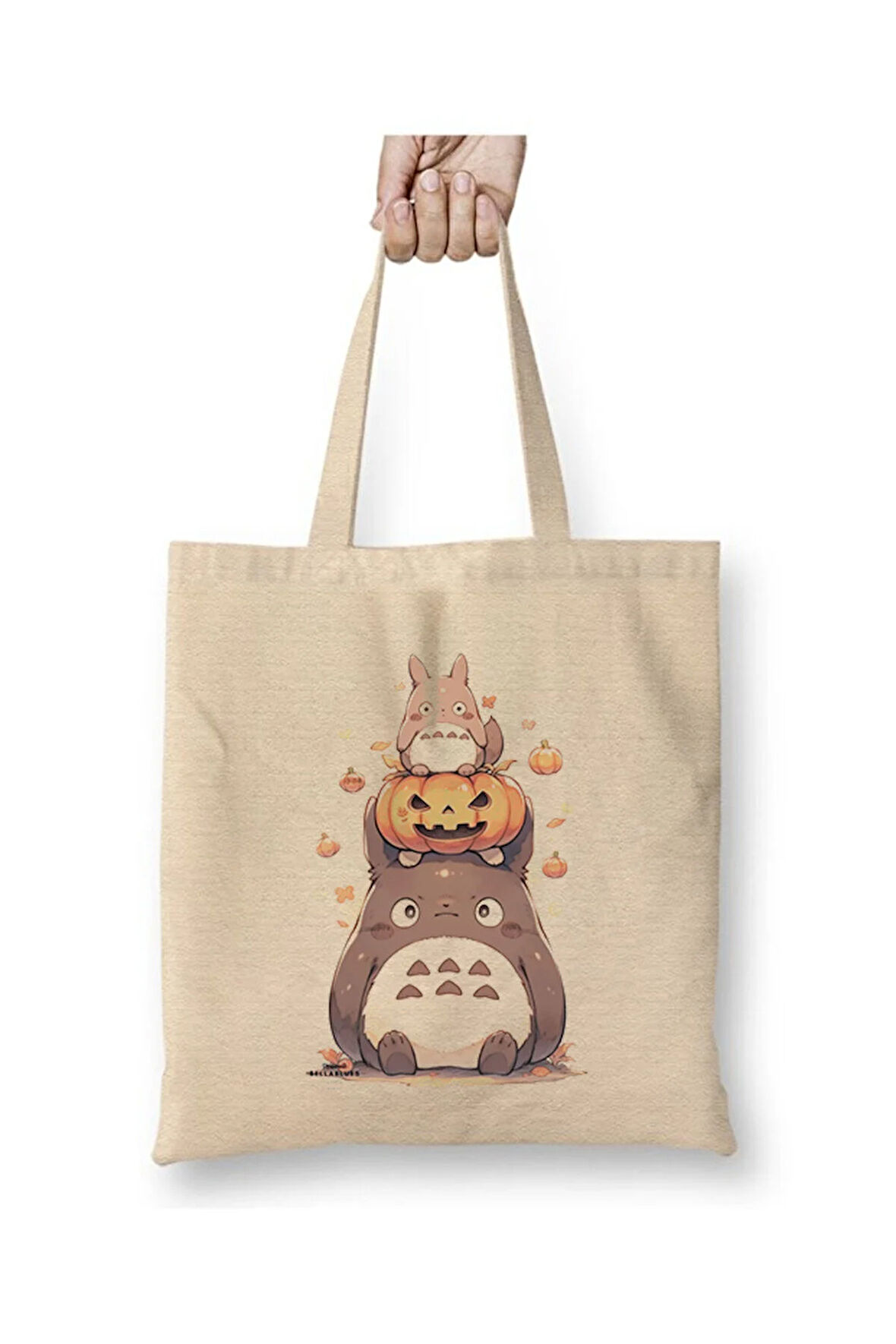 Totoro Spirited Away Halloween Bez Çanta Uzun Saplı Alışveriş Çantası Plaj Çantası