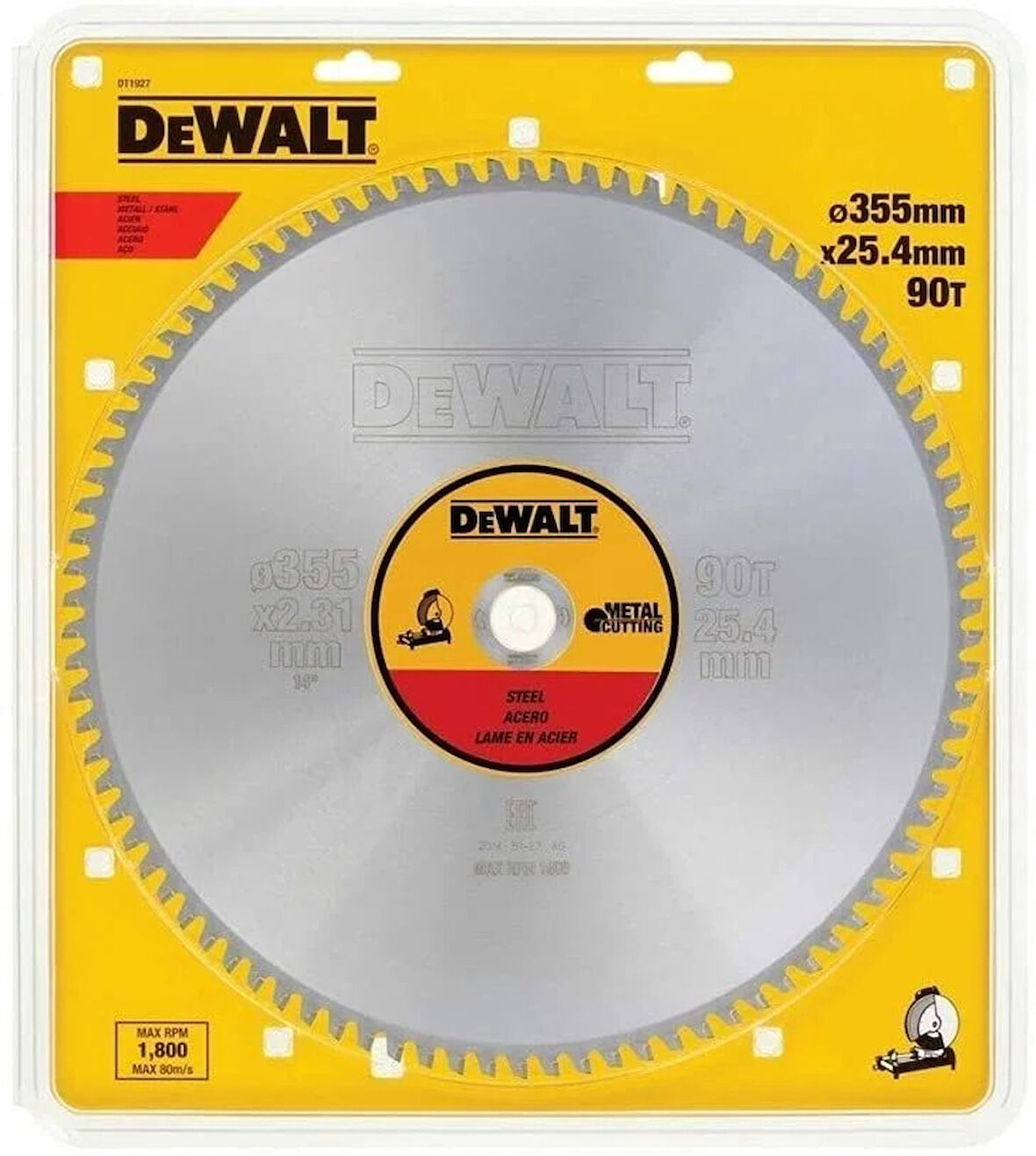 Dewalt DT1927 355mm Profil Kesme Elmas Testeresi
