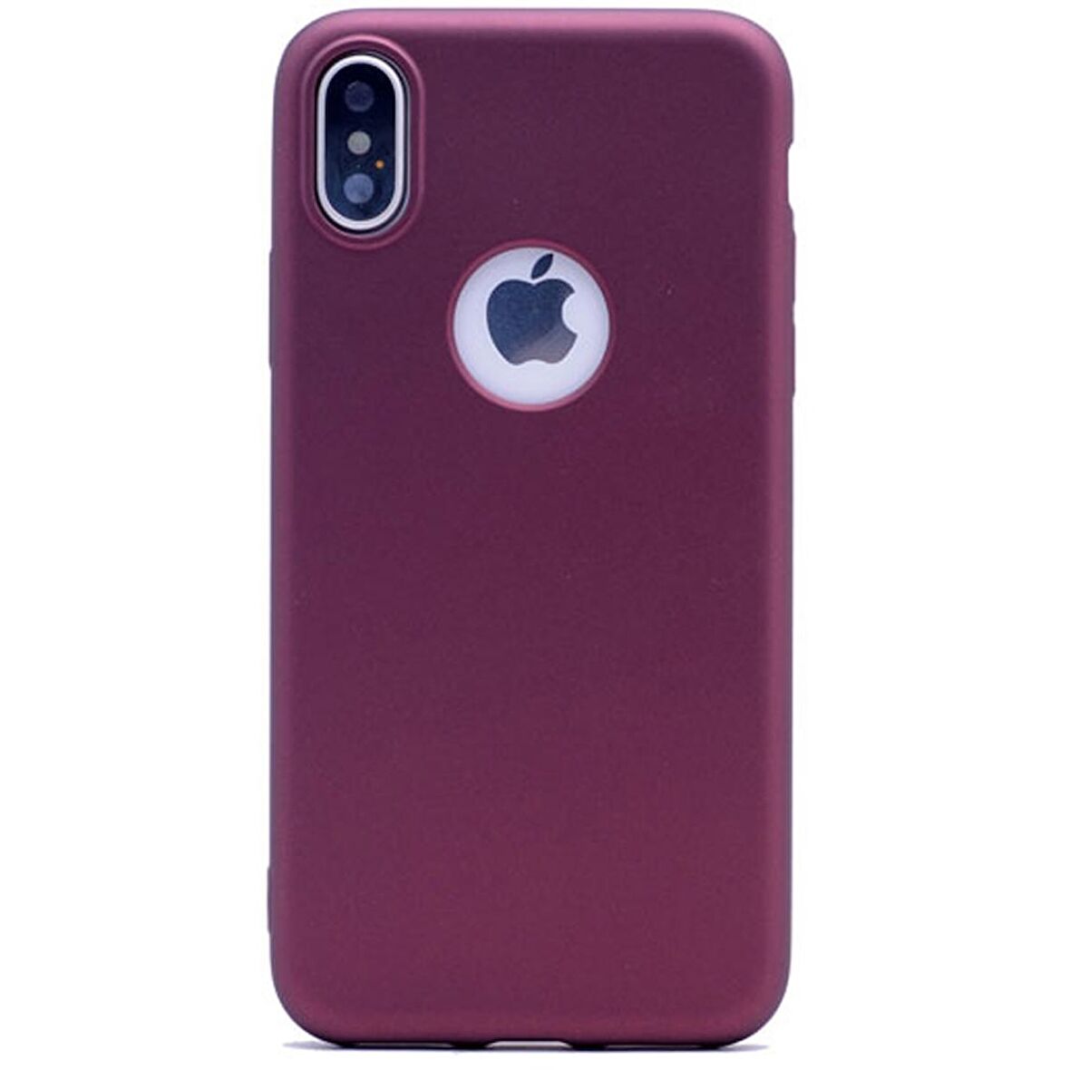 Gpack Apple iPhone X Kılıf Premier Silikon Kılıf Mat Kılıf
