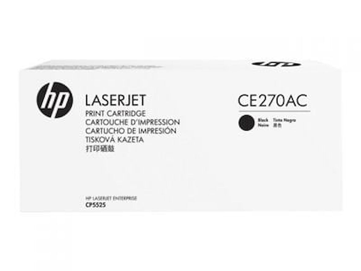 HP CE270AC (650A) Siyah Black Orjinal Toner CP5525dn