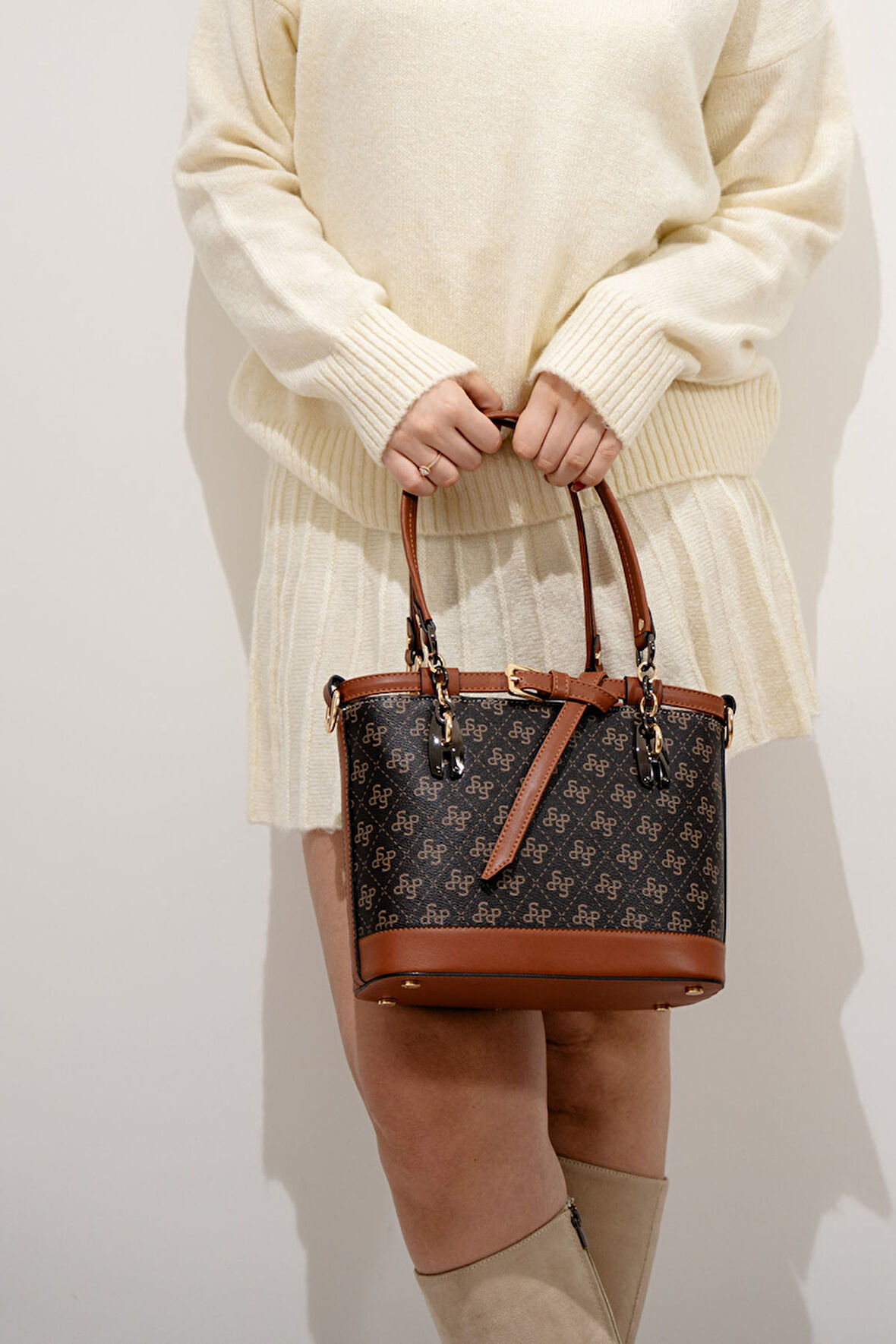 Silver Polo Kadın El ve Çapraz Çanta 1155