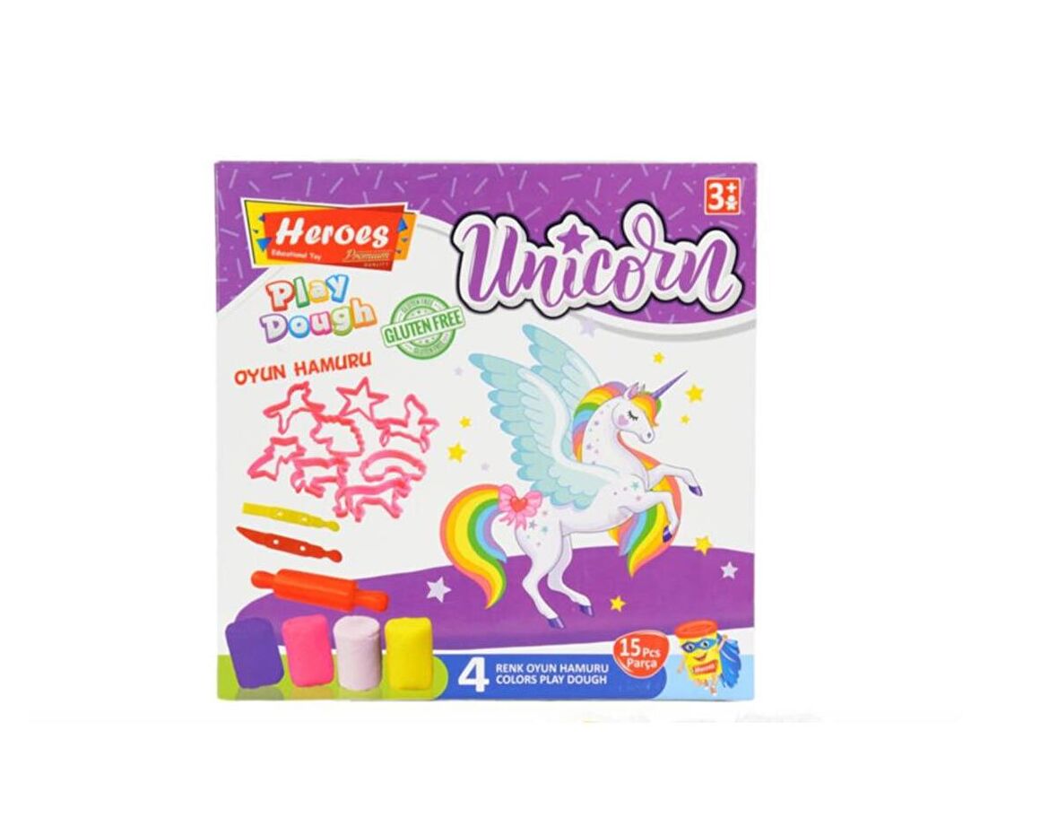 Oyun Hamuru Kalıbı Heroes Unicorn Oyun Hamuru Seti 15 Parça