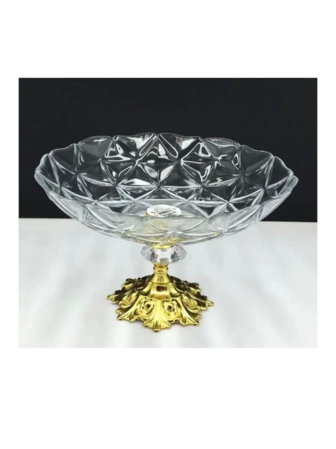 Paşabahçe 10693 Estrella Gold Ayaklı Çukur Tabak