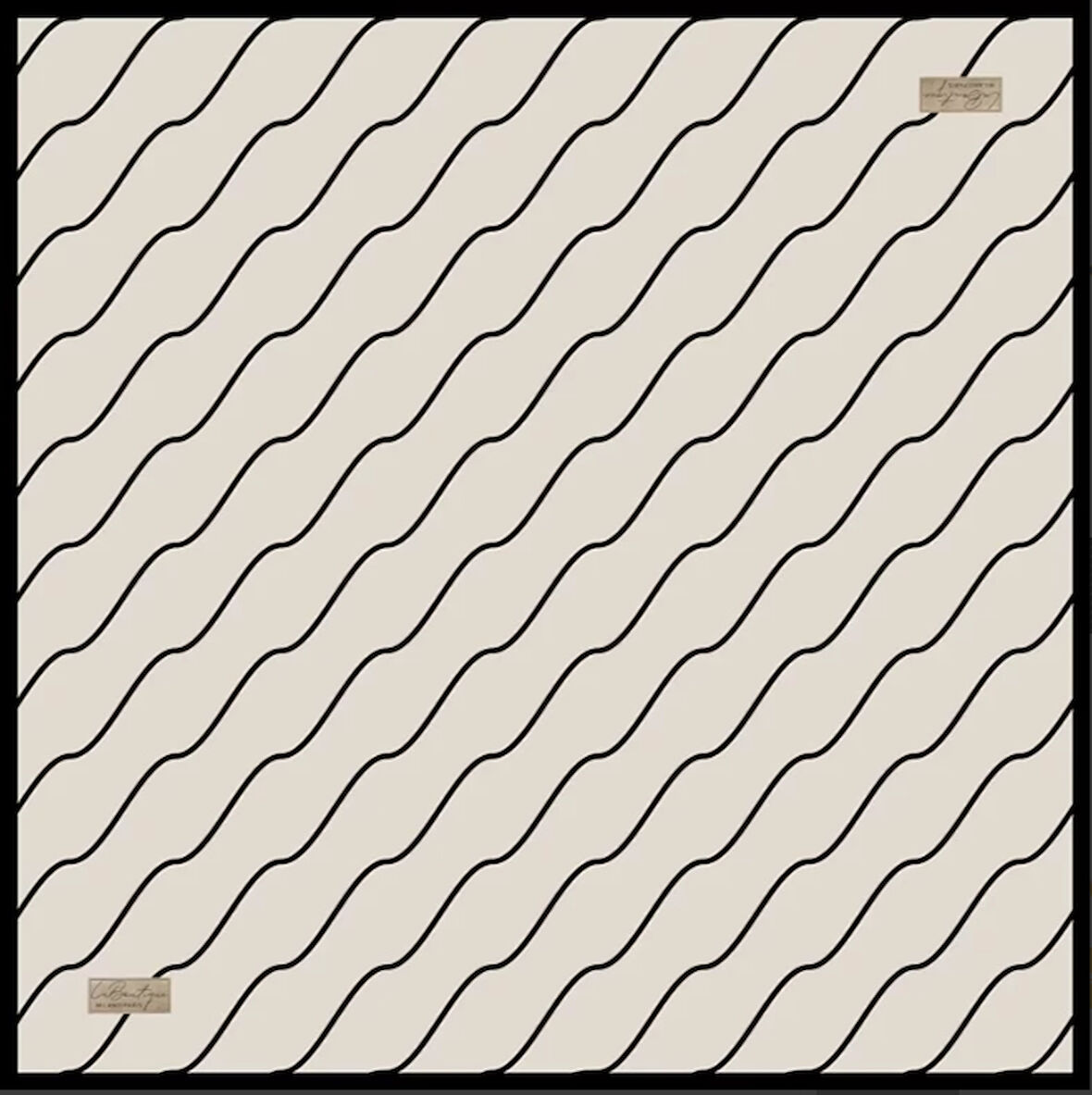 La Boutique Tivil Saf İpek Eşarp 234001 - 49078 Beyaz Karışık Desen