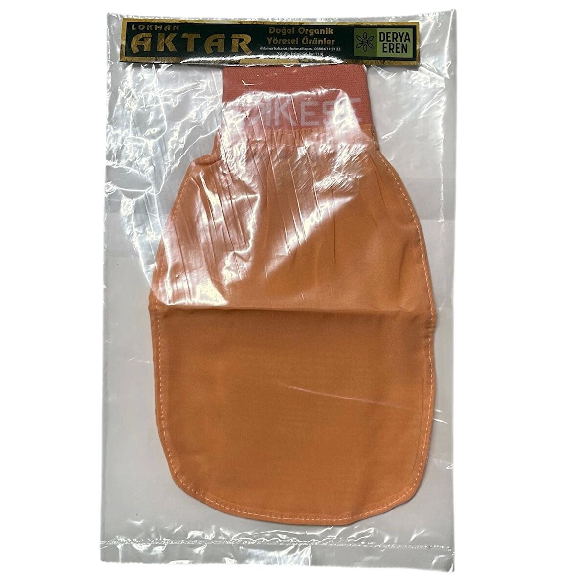 İpek Kese (El geçmeli) Vücut İçin Saf ipek (16 * 26cm),1 Adet, Derya Eren