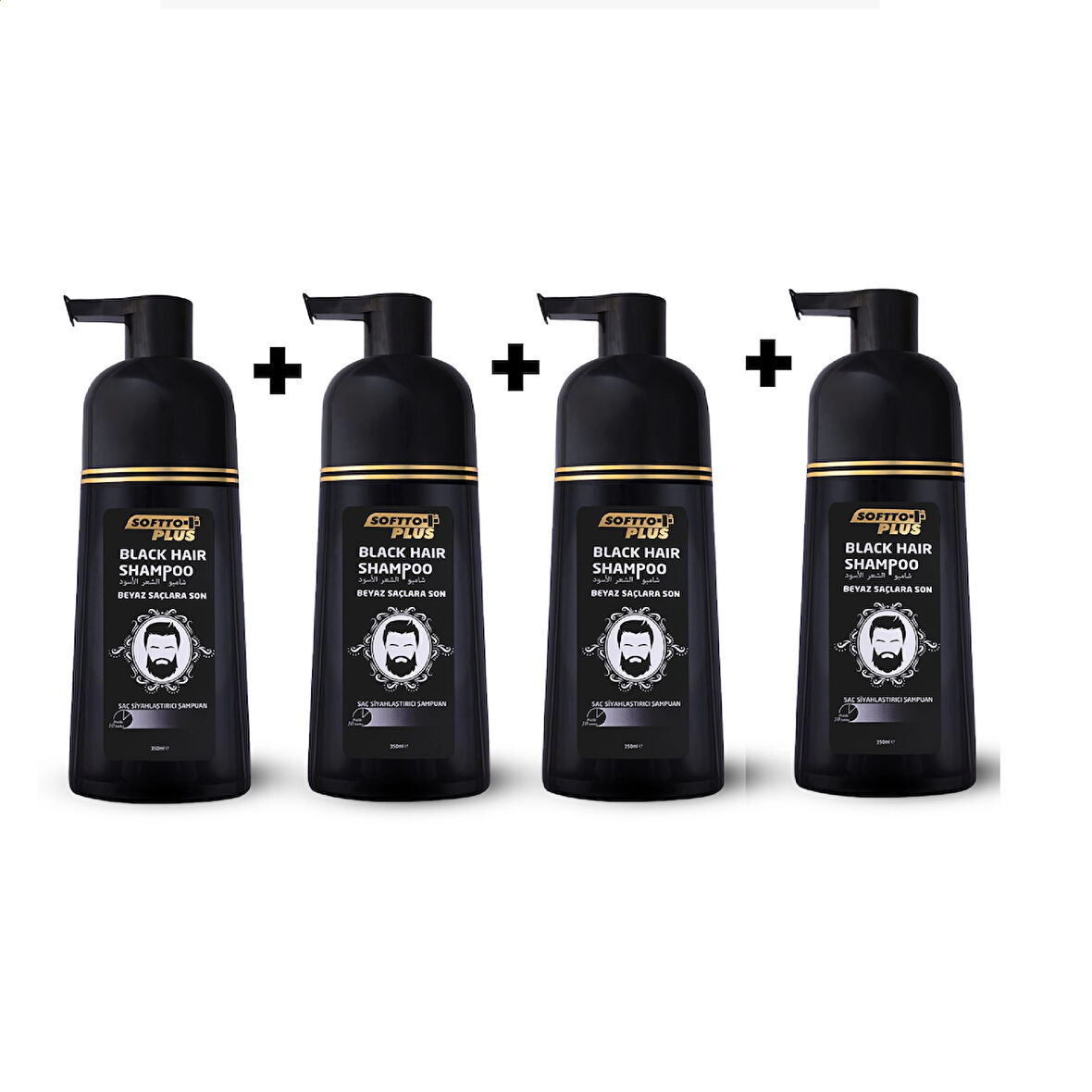 4 Adet Black Hair Siyahlaştırıcı Şampuan 350 ml