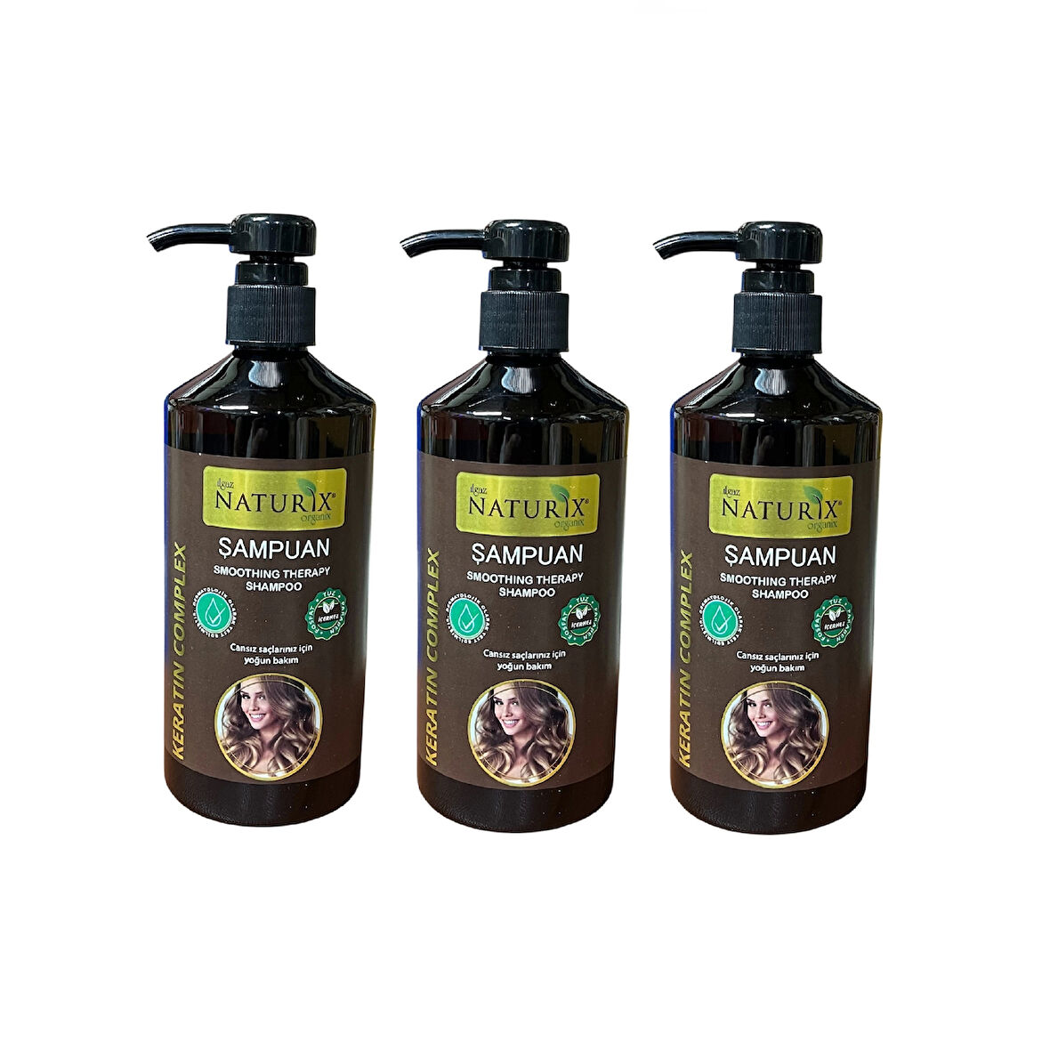 Keratin Complex Şampuan 600 ml, 3Adet, Dvd Lokman Aktar
