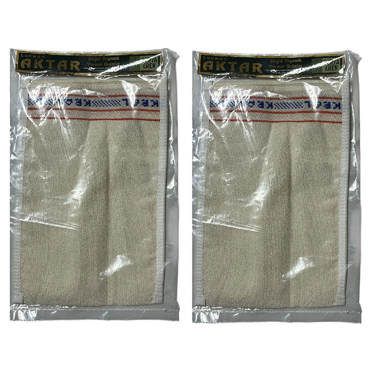 Kese %100 Floş (El geçmeli) 450 GSM (18,5 * 26cm),2 Adet, Derya Eren