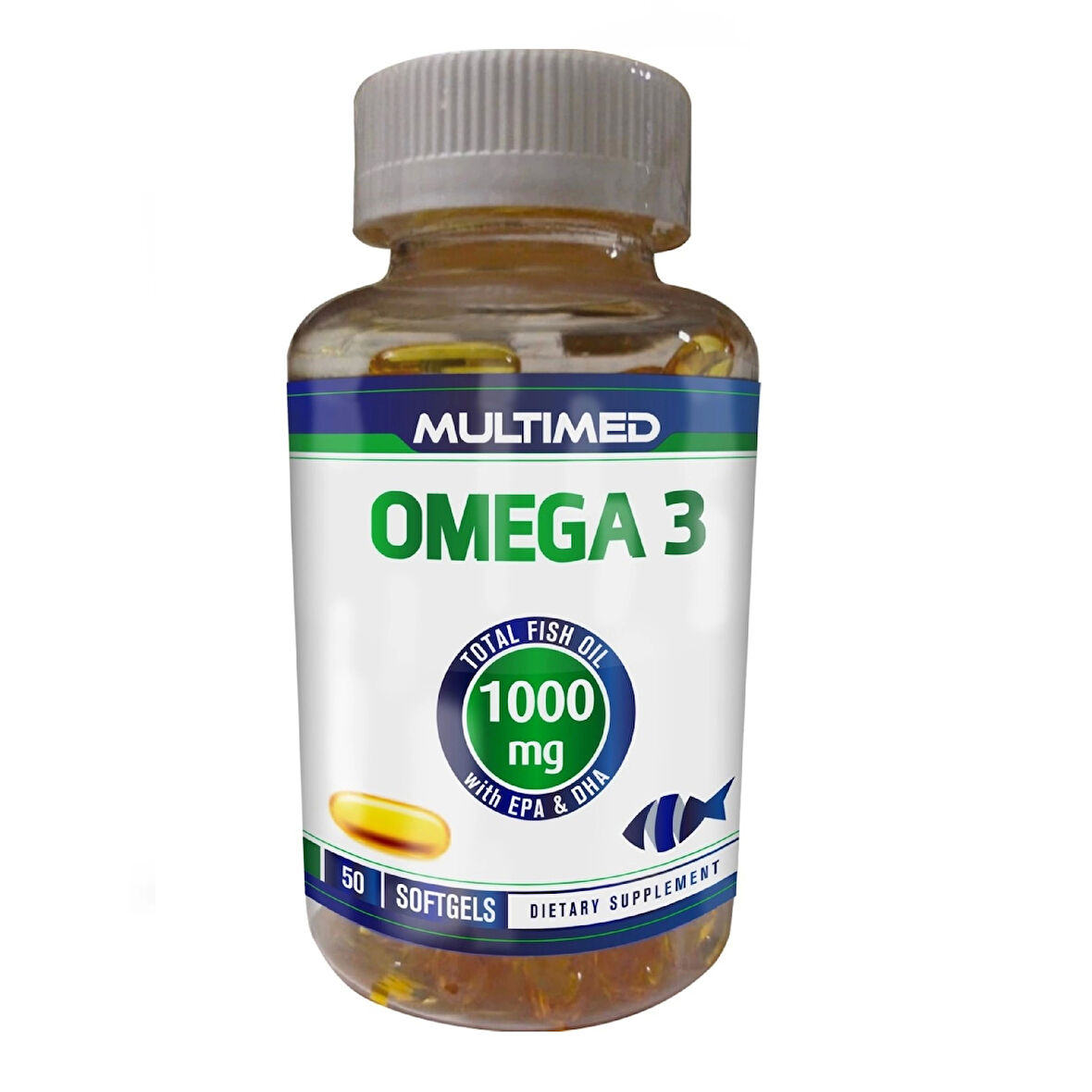 Omega 3 Yüksek Epa Dha 1000 Mg Balık Yağı 50 Softgel