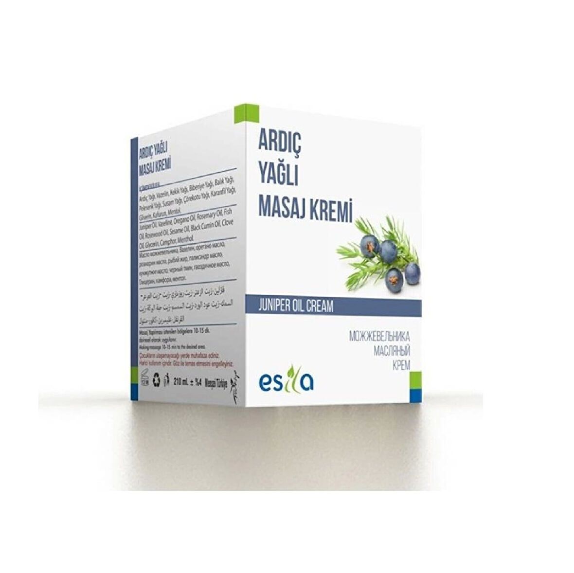 Esila Organik Yağ Ardıç Yağlı Masaj Kremi 210 ml 1Adet