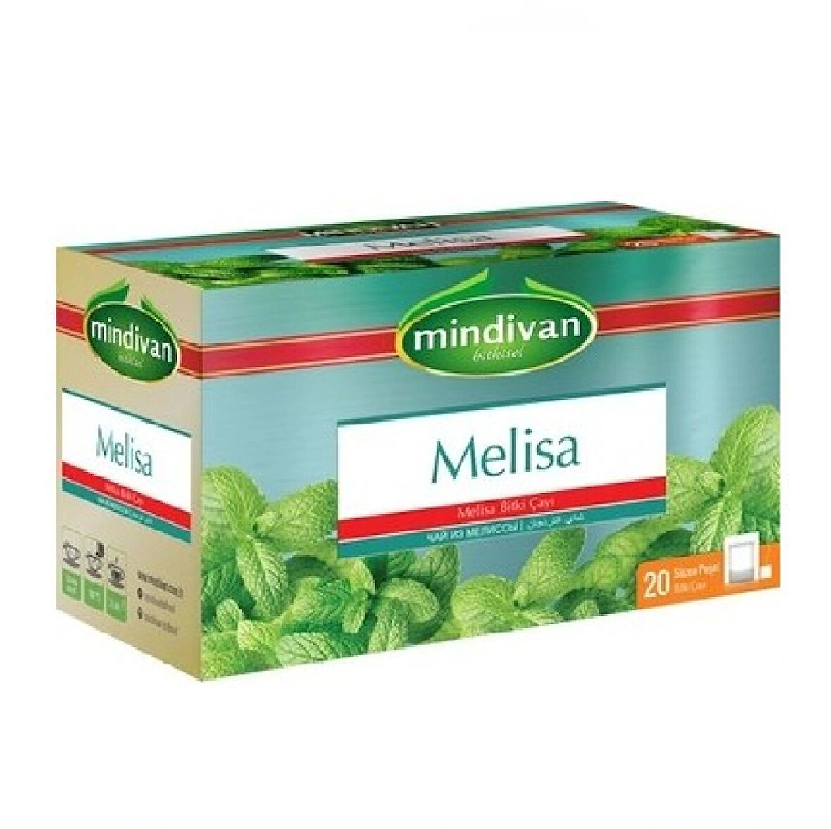 Mindivan Melisa Çayı Süzen Poşet 20'li