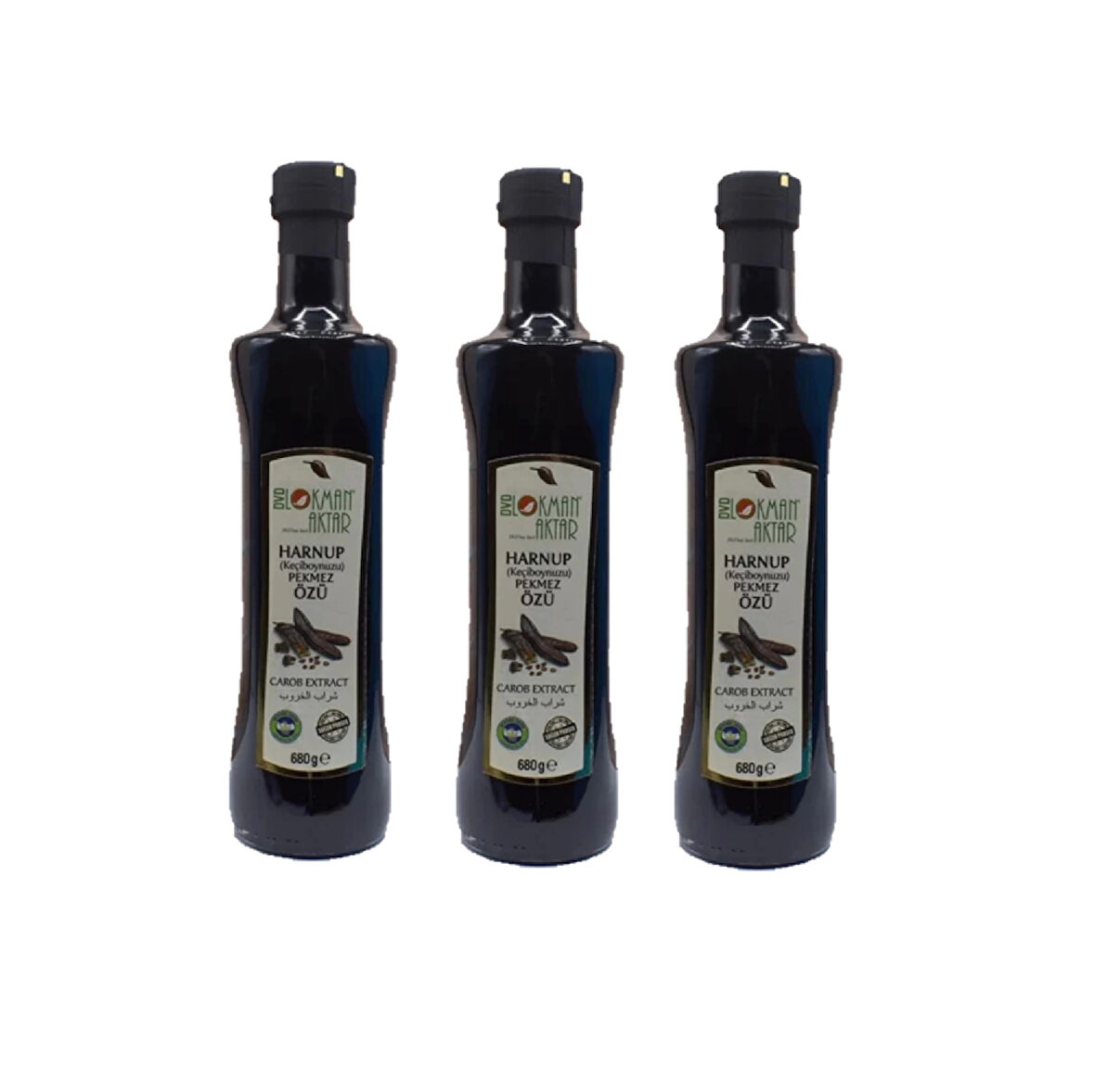 Keçiboynuzu Harnup Pekmez Özü 680 Gr, 3 Adet Lokman Aktar